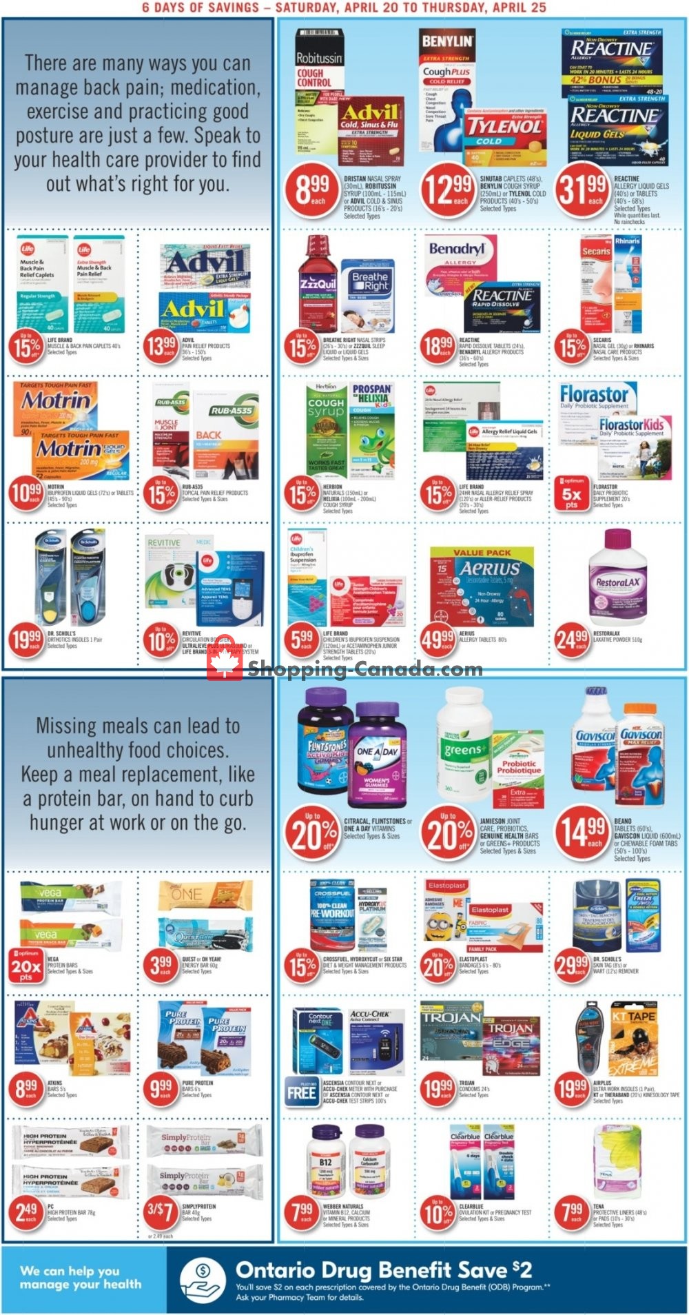 Shoppers Drug Mart flyer from Saturday April 20, 2019 to Thursday April 25, 2019 - page 4