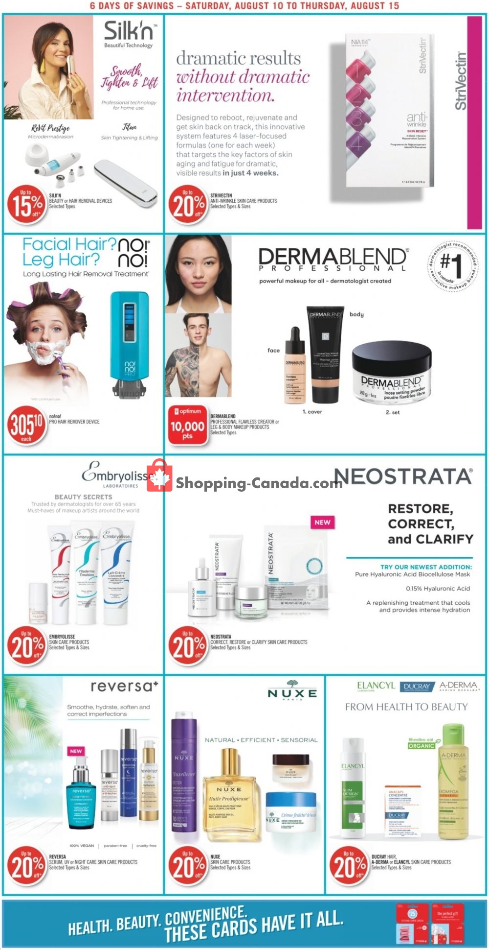 Shoppers Drug Mart flyer from Saturday August 10, 2019 to Thursday August 15, 2019 - page 22