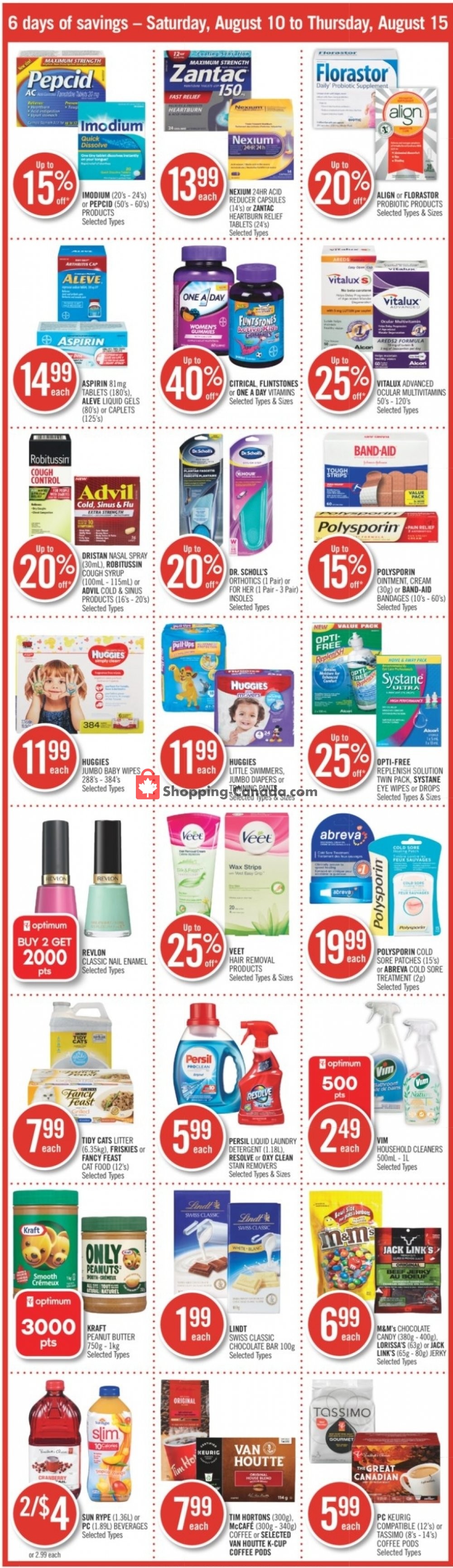 Shoppers Drug Mart flyer from Saturday August 10, 2019 to Thursday August 15, 2019 - page 4