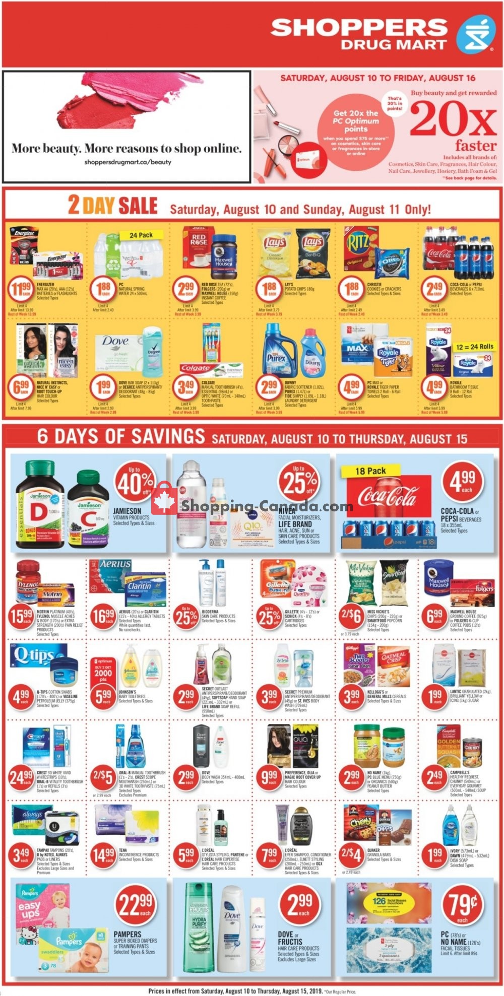 Shoppers Drug Mart flyer from Saturday August 10, 2019 to Thursday August 15, 2019 - page 5