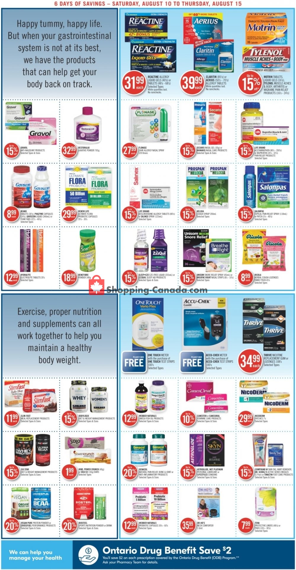 Shoppers Drug Mart flyer from Saturday August 10, 2019 to Thursday August 15, 2019 - page 6