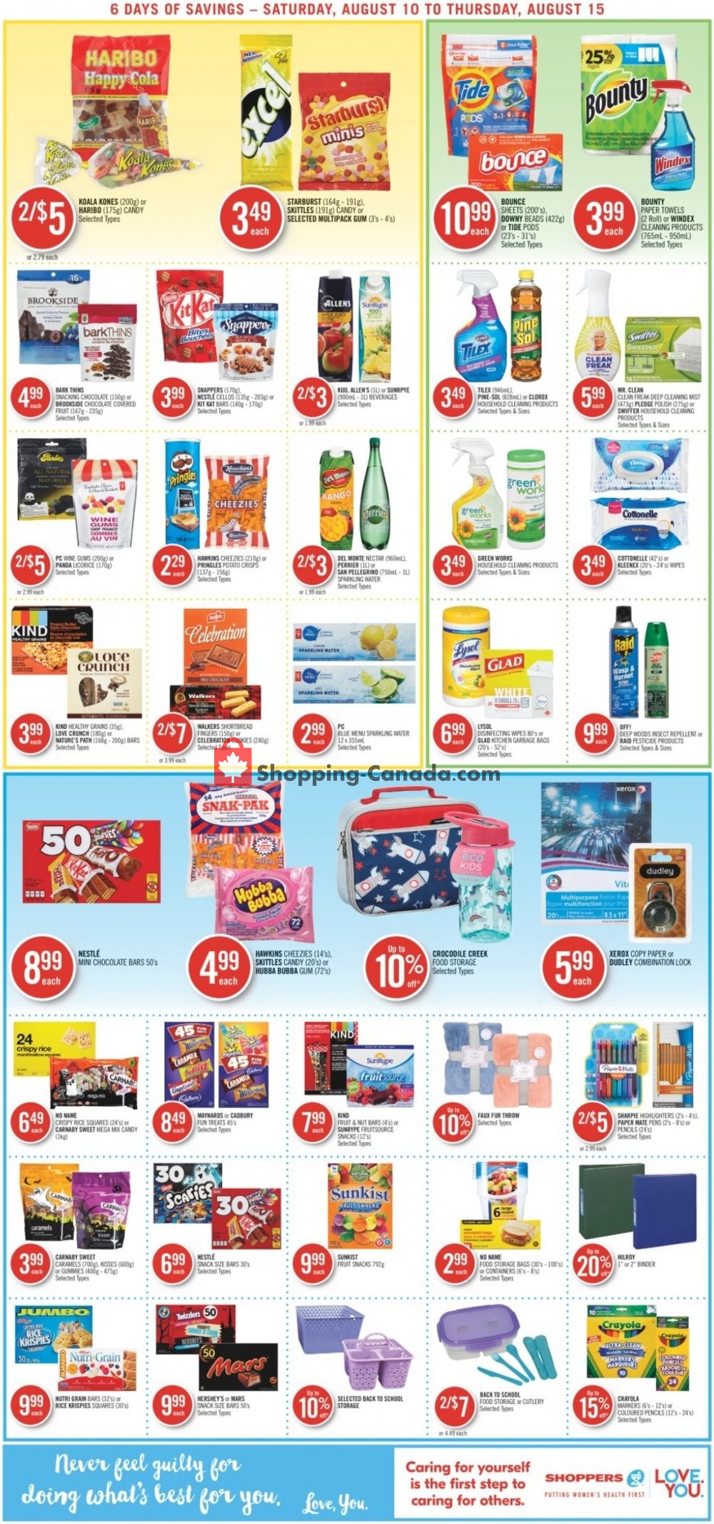 Shoppers Drug Mart flyer from Saturday August 10, 2019 to Thursday August 15, 2019 - page 8