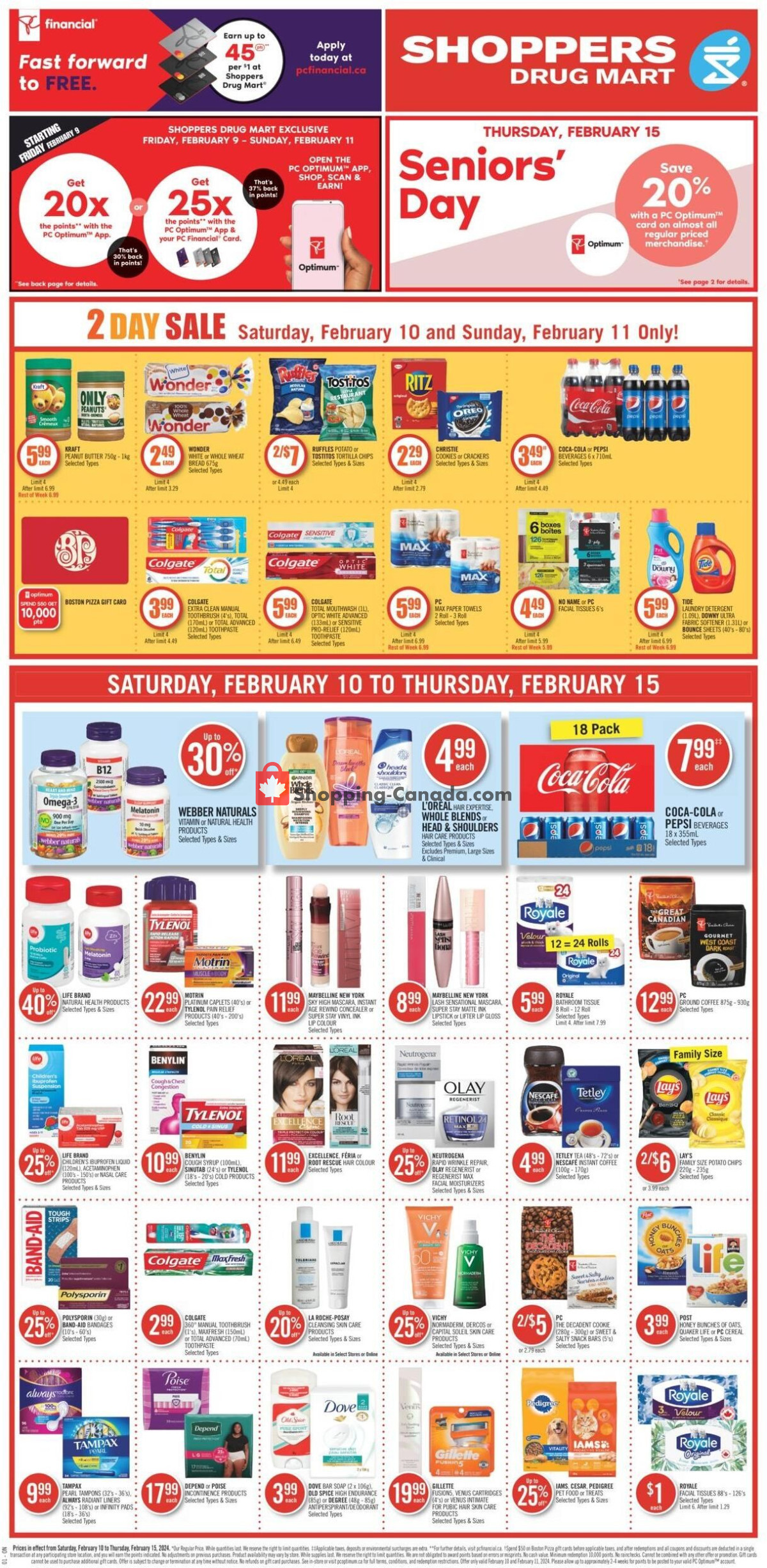Shoppers Drug Mart flyer from Saturday February 10, 2024 to Thursday February 15, 2024 - page 2