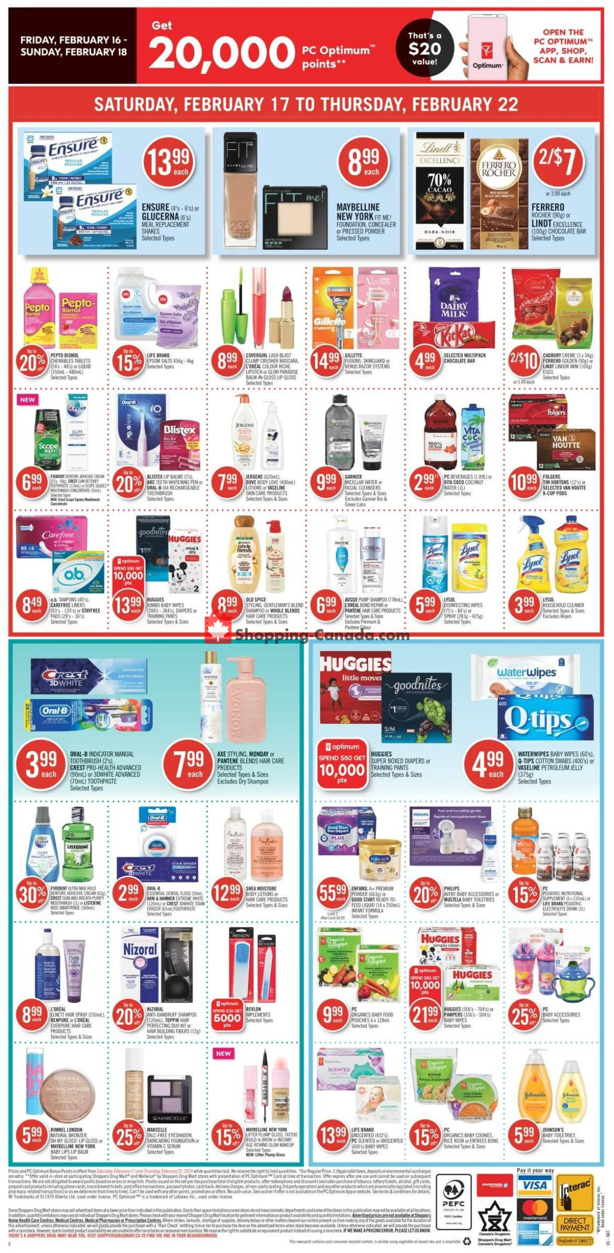 Shoppers Drug Mart flyer from Saturday February 17, 2024 to Thursday February 22, 2024 - page 17