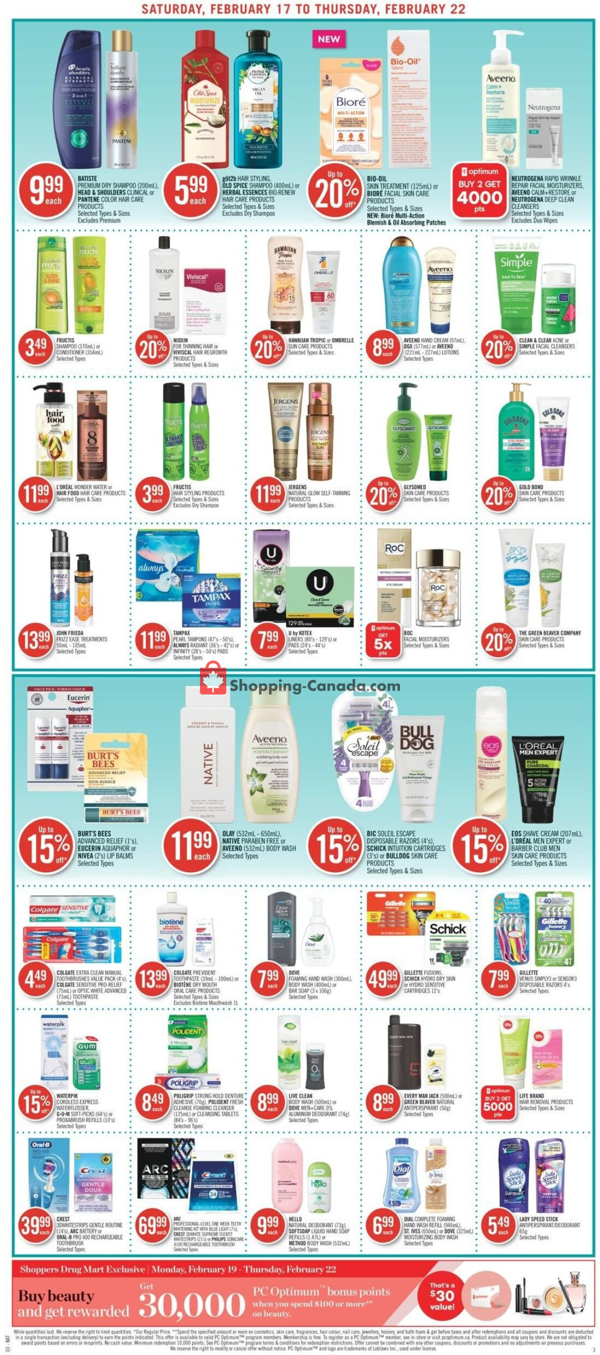 Shoppers Drug Mart flyer from Saturday February 17, 2024 to Thursday February 22, 2024 - page 7