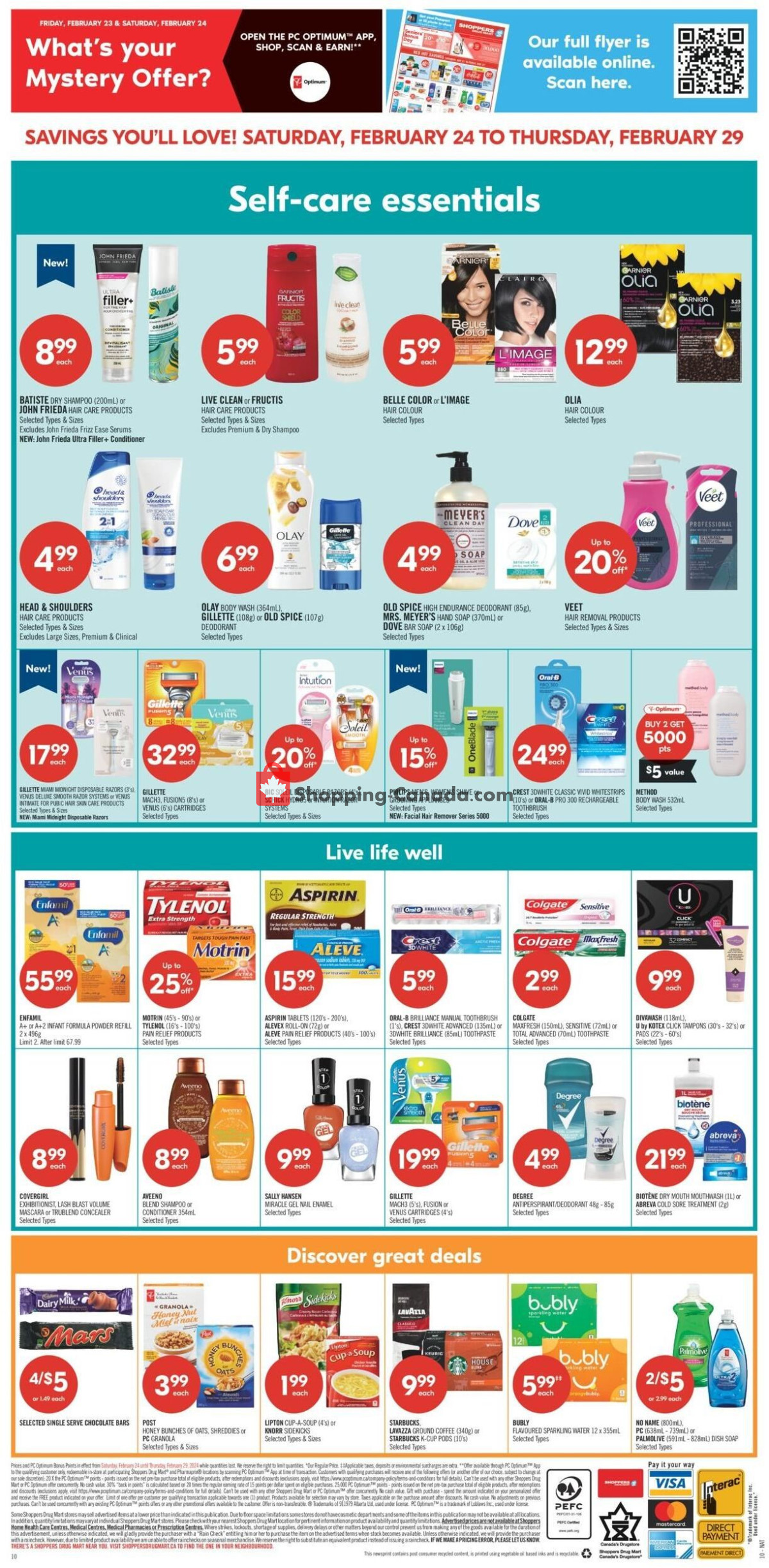 Shoppers Drug Mart flyer from Saturday February 24, 2024 to Thursday February 29, 2024 - page 16
