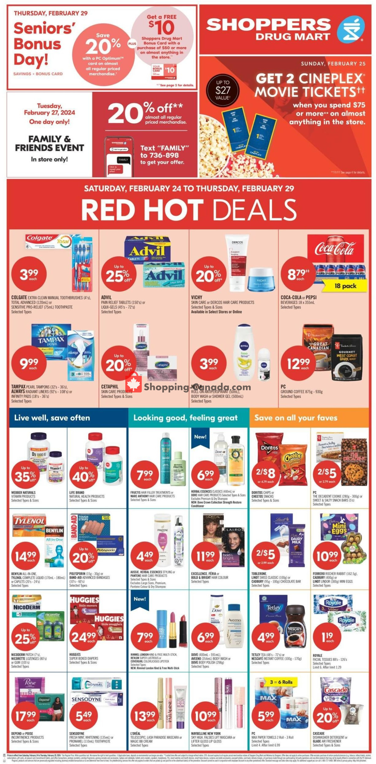 Shoppers Drug Mart flyer from Saturday February 24, 2024 to Thursday February 29, 2024 - page 2