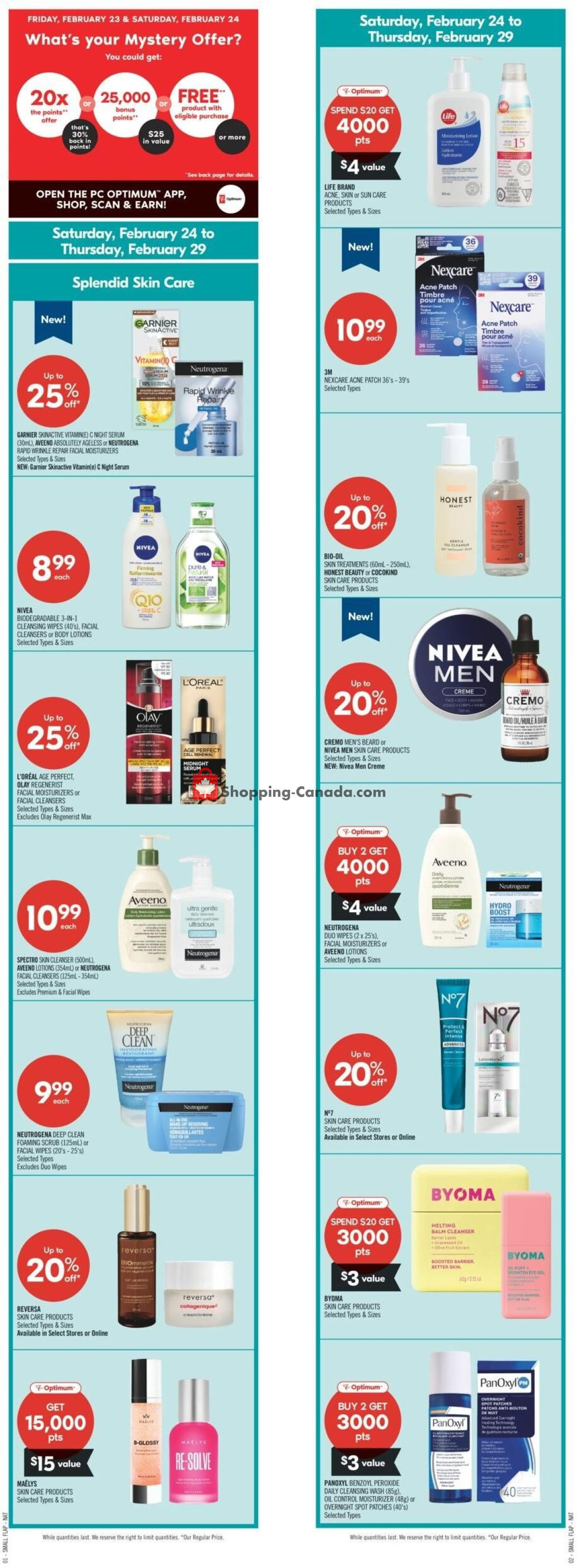 Shoppers Drug Mart flyer from Saturday February 24, 2024 to Thursday February 29, 2024 - page 3