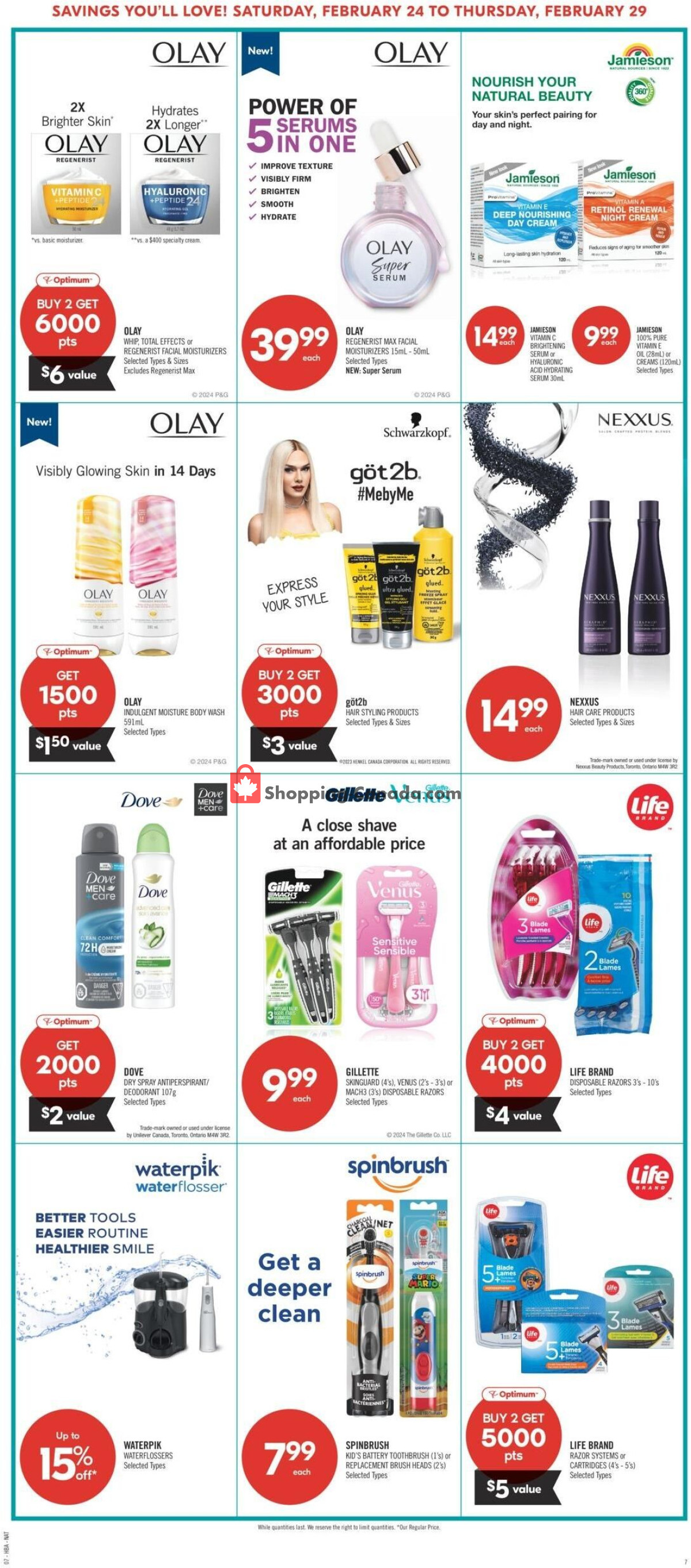 Shoppers Drug Mart flyer from Saturday February 24, 2024 to Thursday February 29, 2024 - page 9