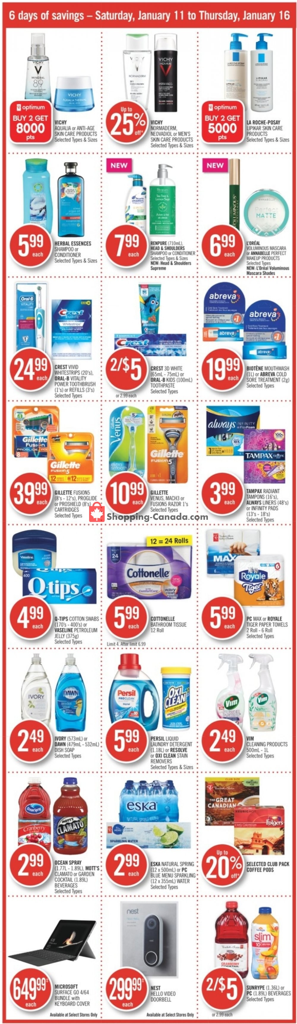 Shoppers Drug Mart flyer from Saturday January 11, 2020 to Thursday January 16, 2020 - page 4