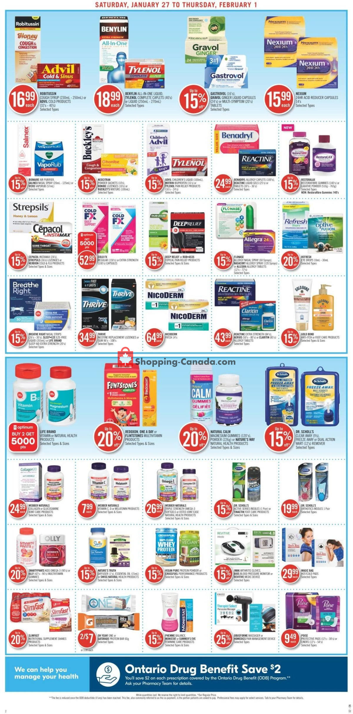 Shoppers Drug Mart flyer from Saturday January 27, 2024 to Thursday February 1, 2024 - page 3