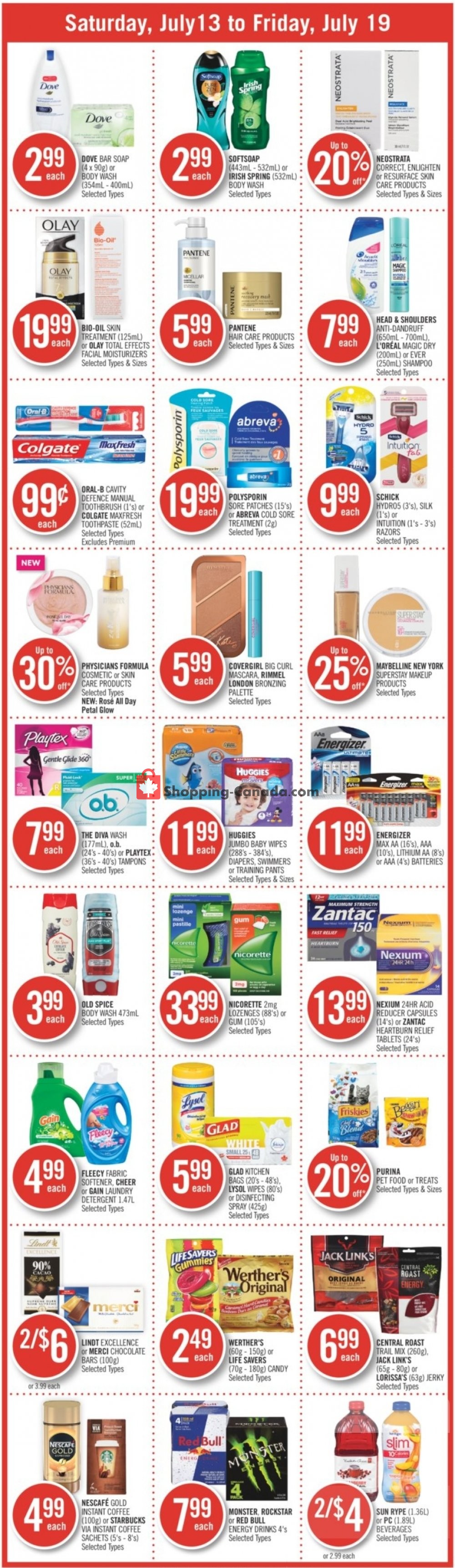Shoppers Drug Mart flyer from Saturday July 13, 2019 to Friday July 19, 2019 - page 2