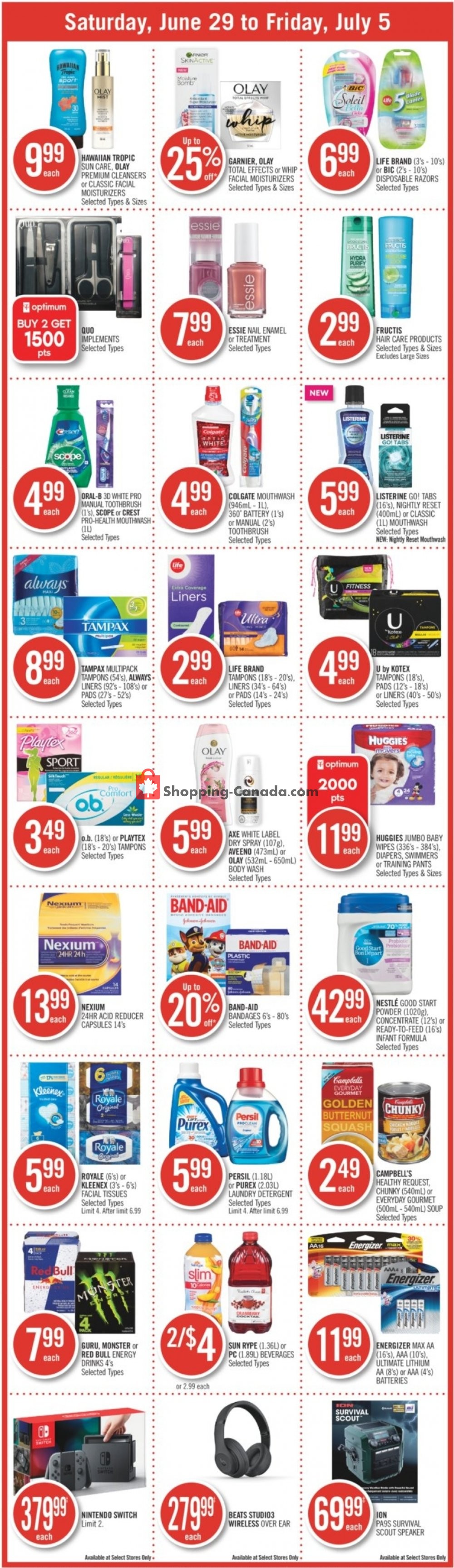 Shoppers Drug Mart flyer from Saturday June 29, 2019 to Friday July 5, 2019 - page 2