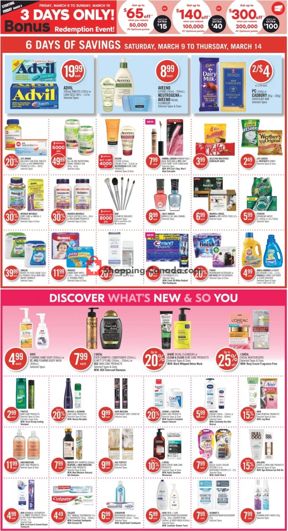 Shoppers Drug Mart flyer from Saturday March 9, 2019 to Thursday March 14, 2019 - page 20