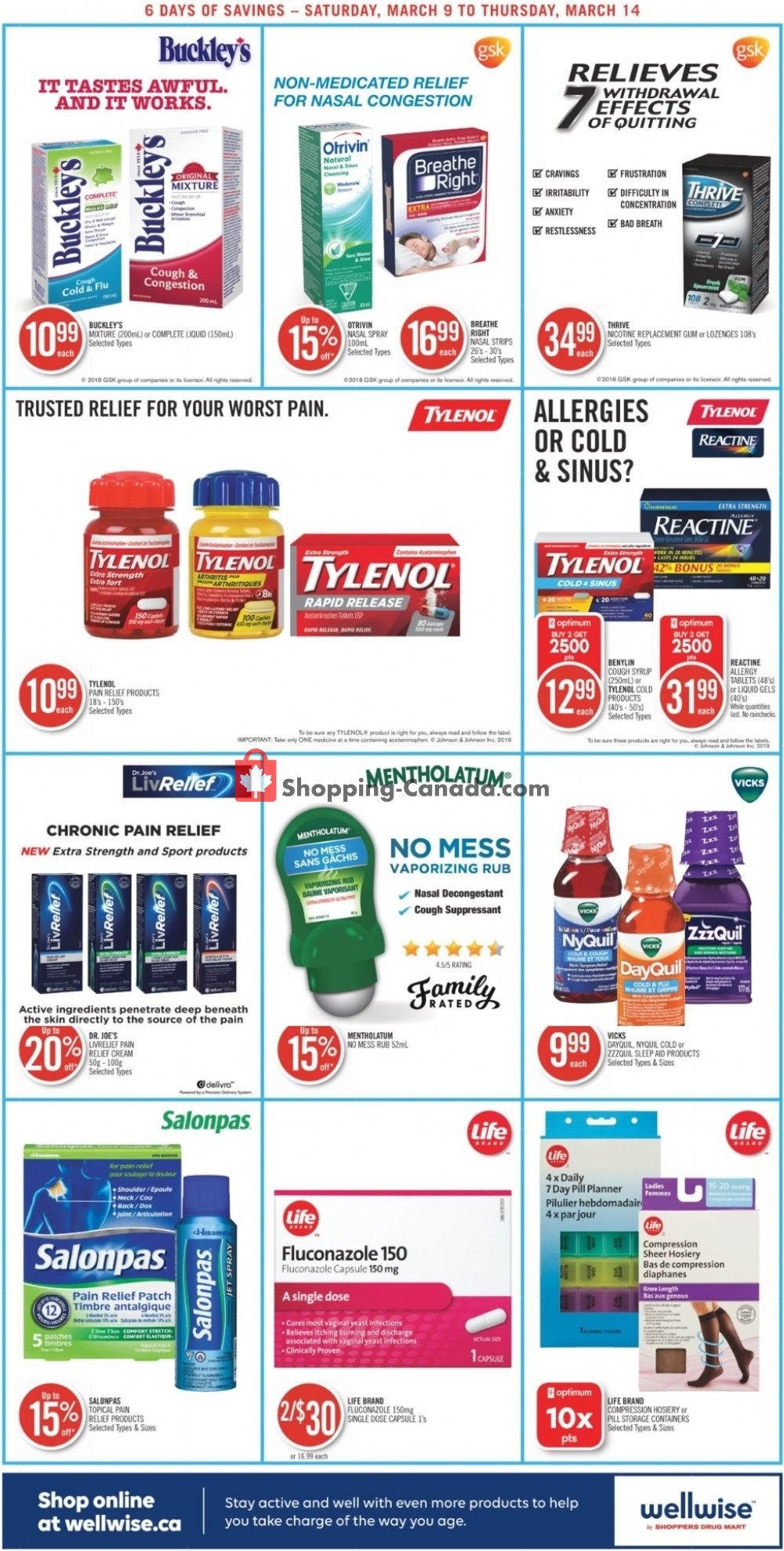 Shoppers Drug Mart flyer from Saturday March 9, 2019 to Thursday March 14, 2019 - page 9