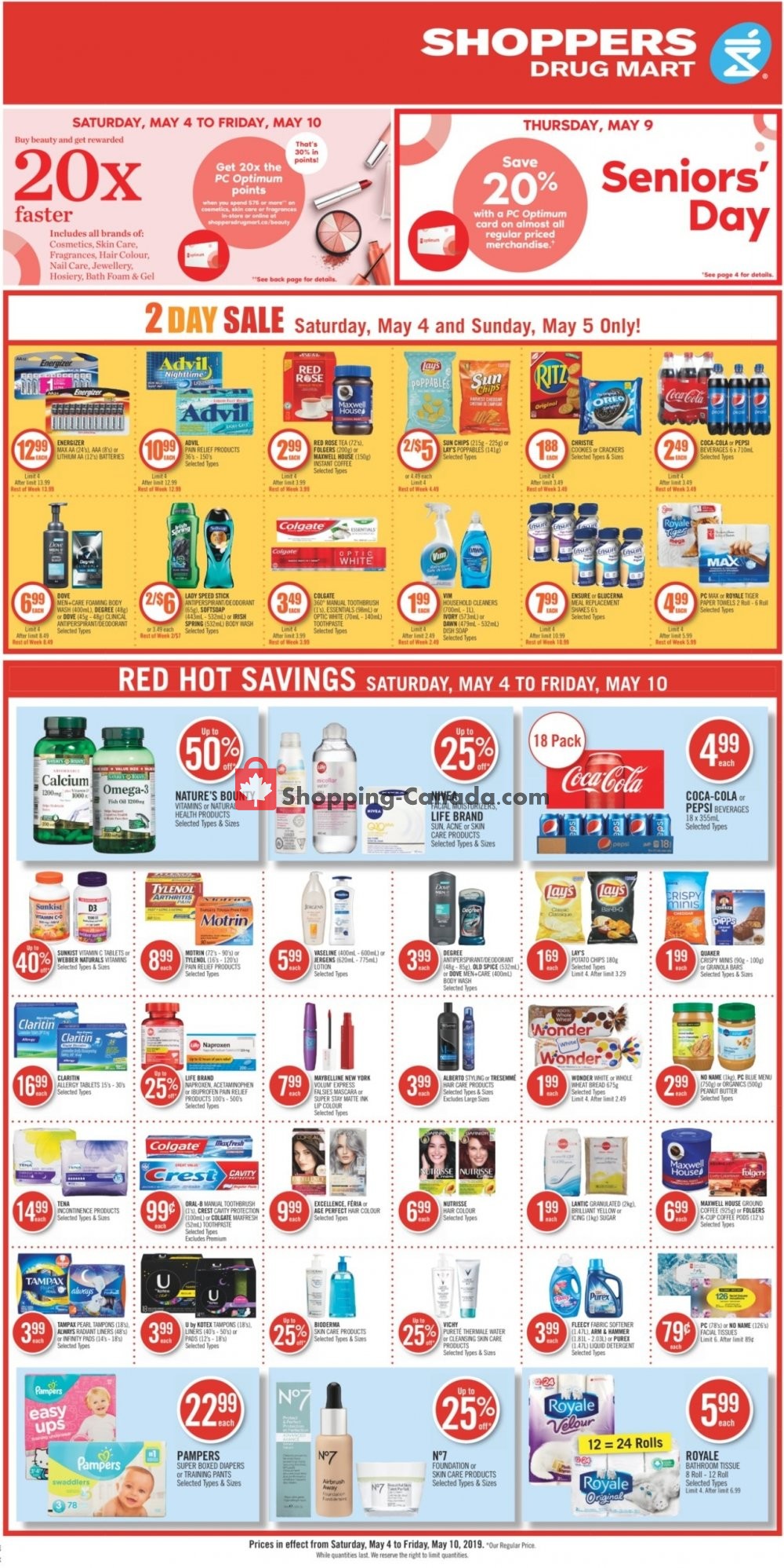 Shoppers Drug Mart flyer from Saturday May 4, 2019 to Friday May 10, 2019 - page 3