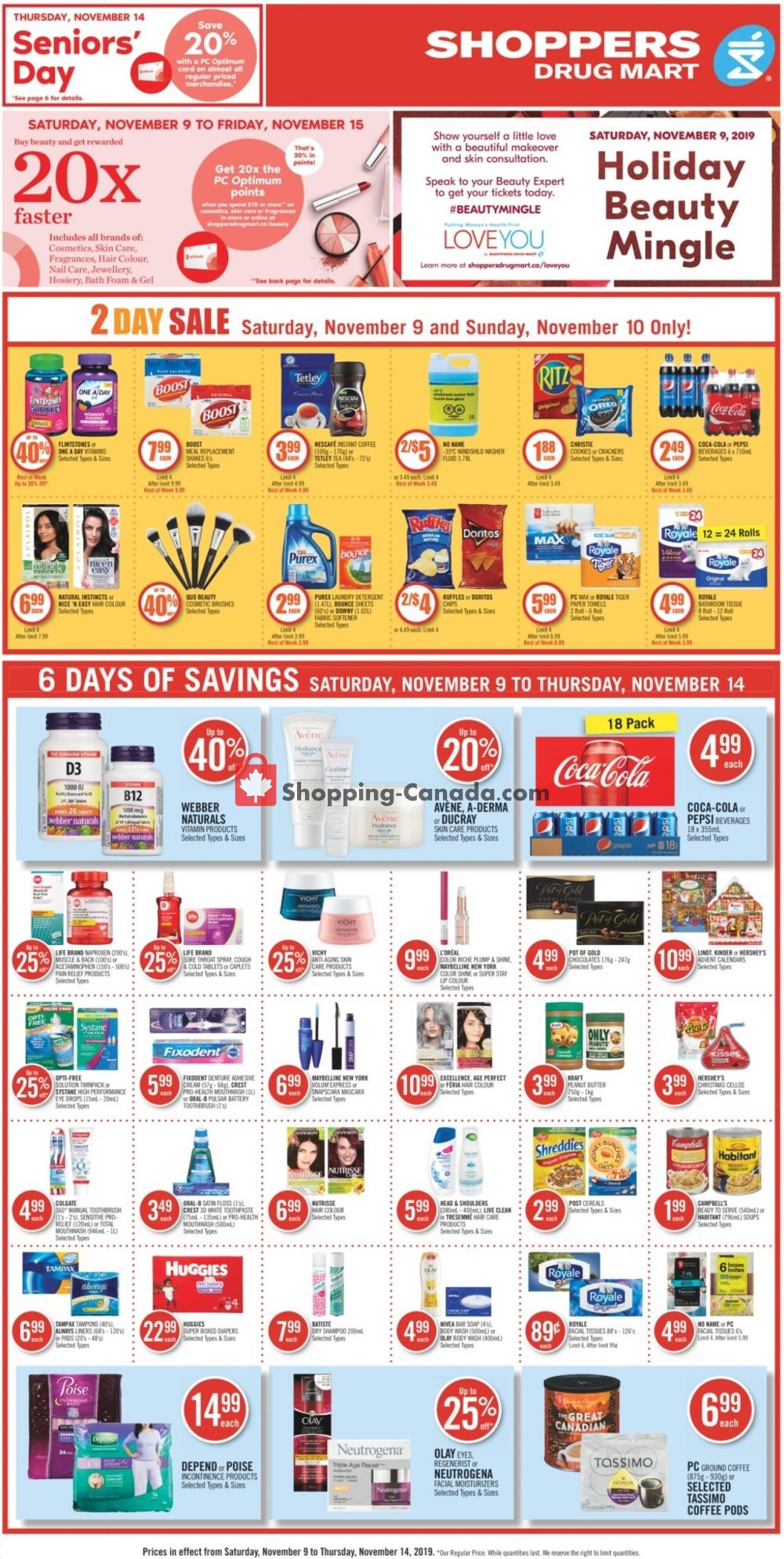 Shoppers Drug Mart flyer from Saturday November 9, 2019 to Thursday November 14, 2019 - page 3