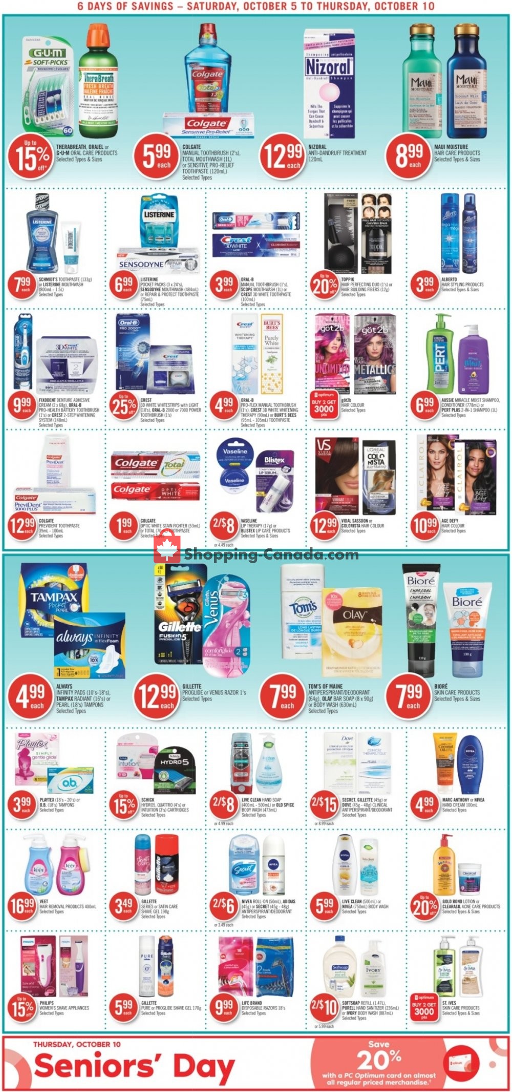 Shoppers Drug Mart flyer from Saturday October 5, 2019 to Thursday October 10, 2019 - page 15