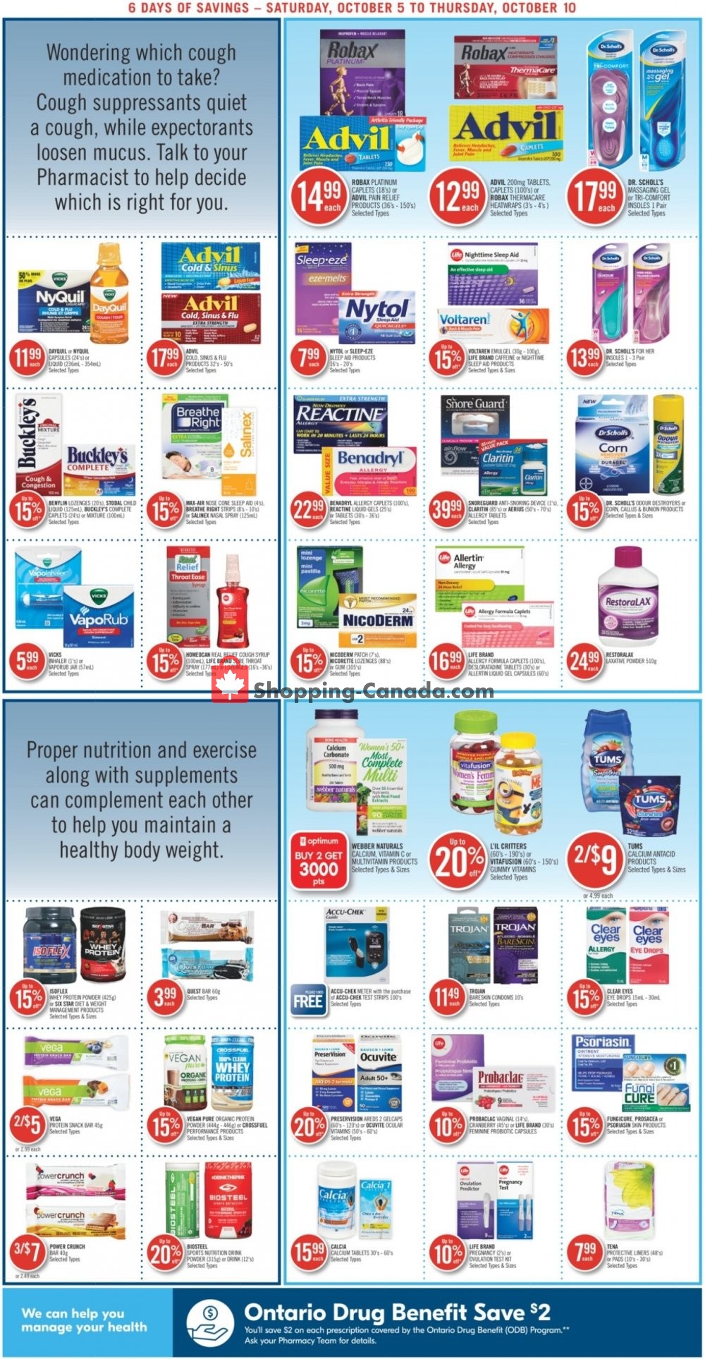 Shoppers Drug Mart flyer from Saturday October 5, 2019 to Thursday October 10, 2019 - page 6