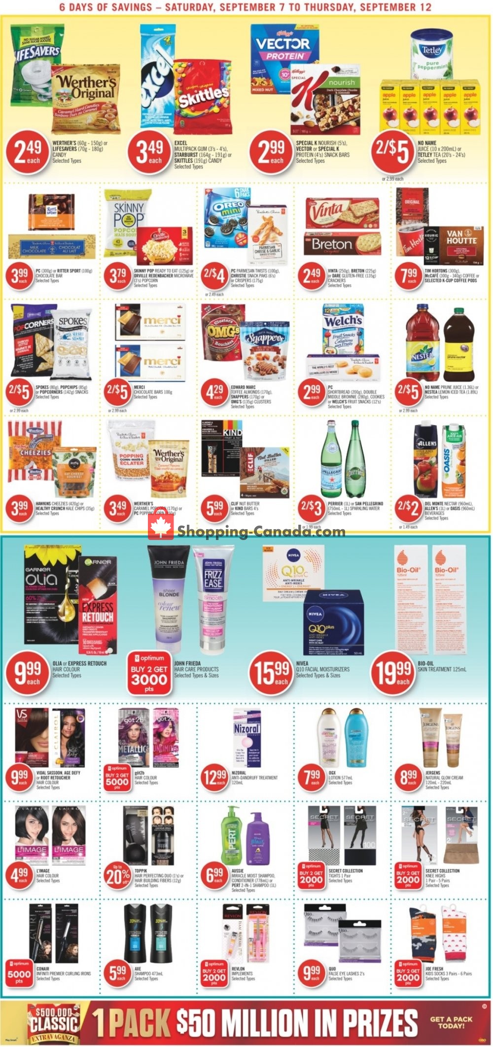Shoppers Drug Mart flyer from Saturday September 7, 2019 to Thursday September 12, 2019 - page 15