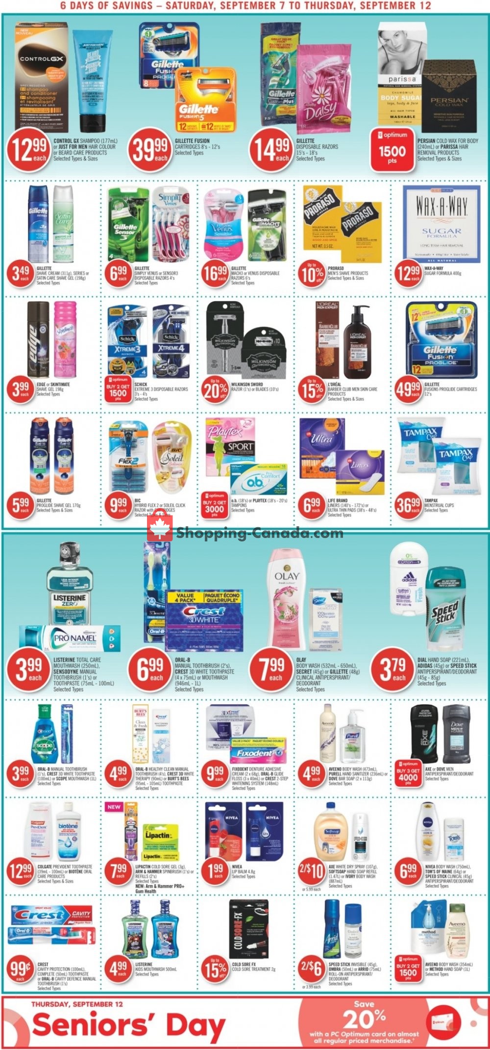 Shoppers Drug Mart flyer from Saturday September 7, 2019 to Thursday September 12, 2019 - page 17