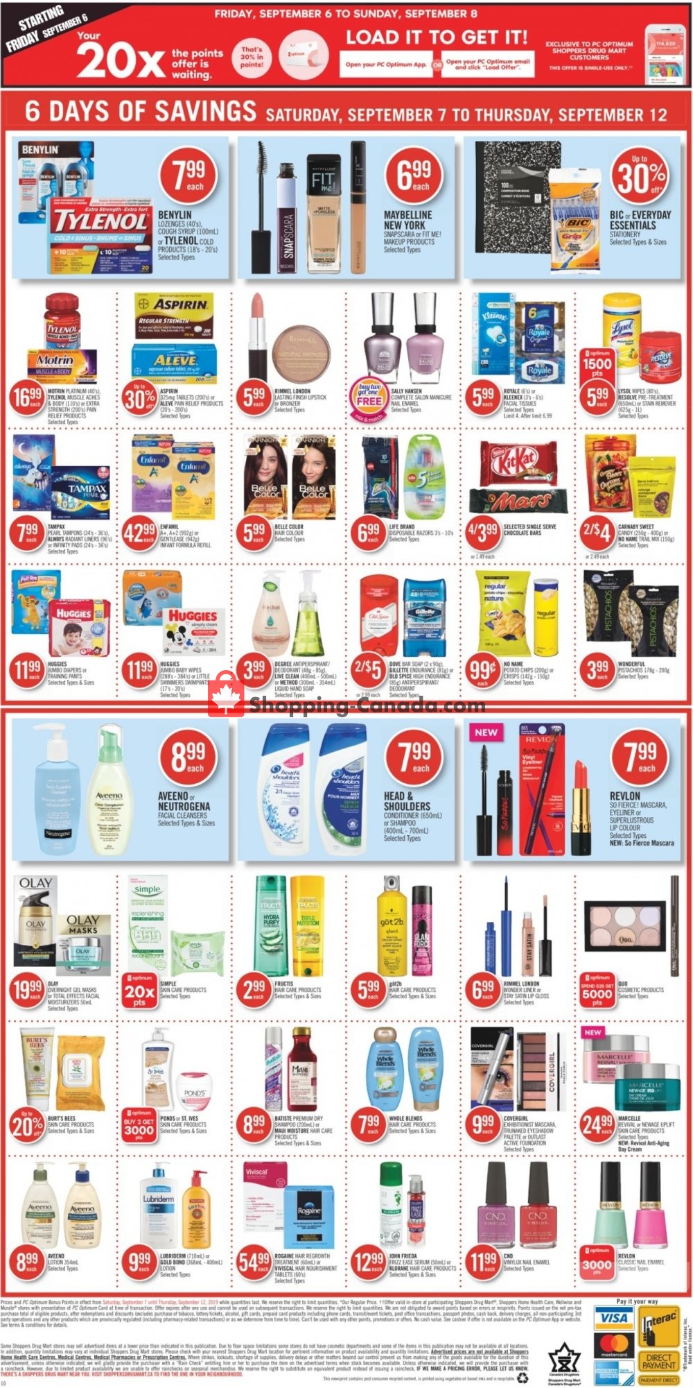 Shoppers Drug Mart flyer from Saturday September 7, 2019 to Thursday September 12, 2019 - page 22