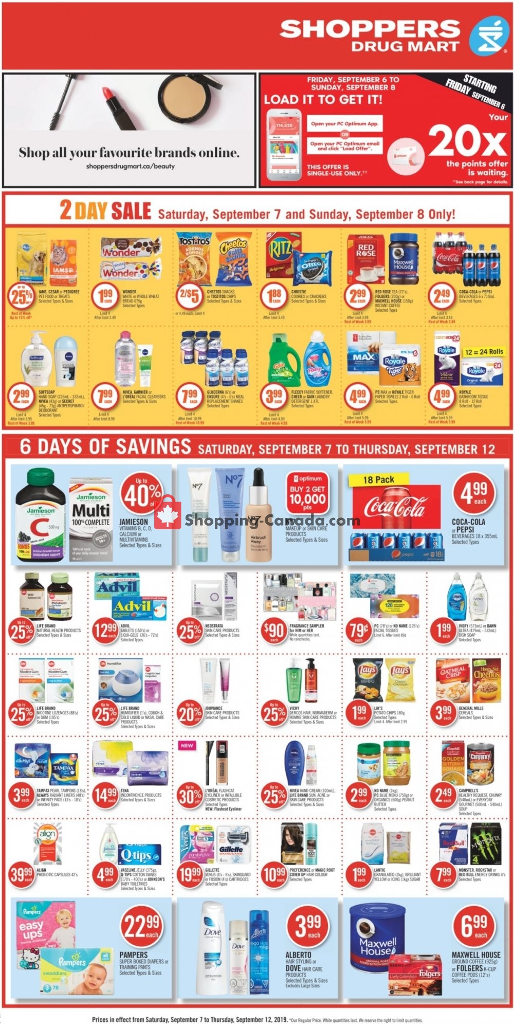 Shoppers Drug Mart flyer from Saturday September 7, 2019 to Thursday September 12, 2019 - page 5