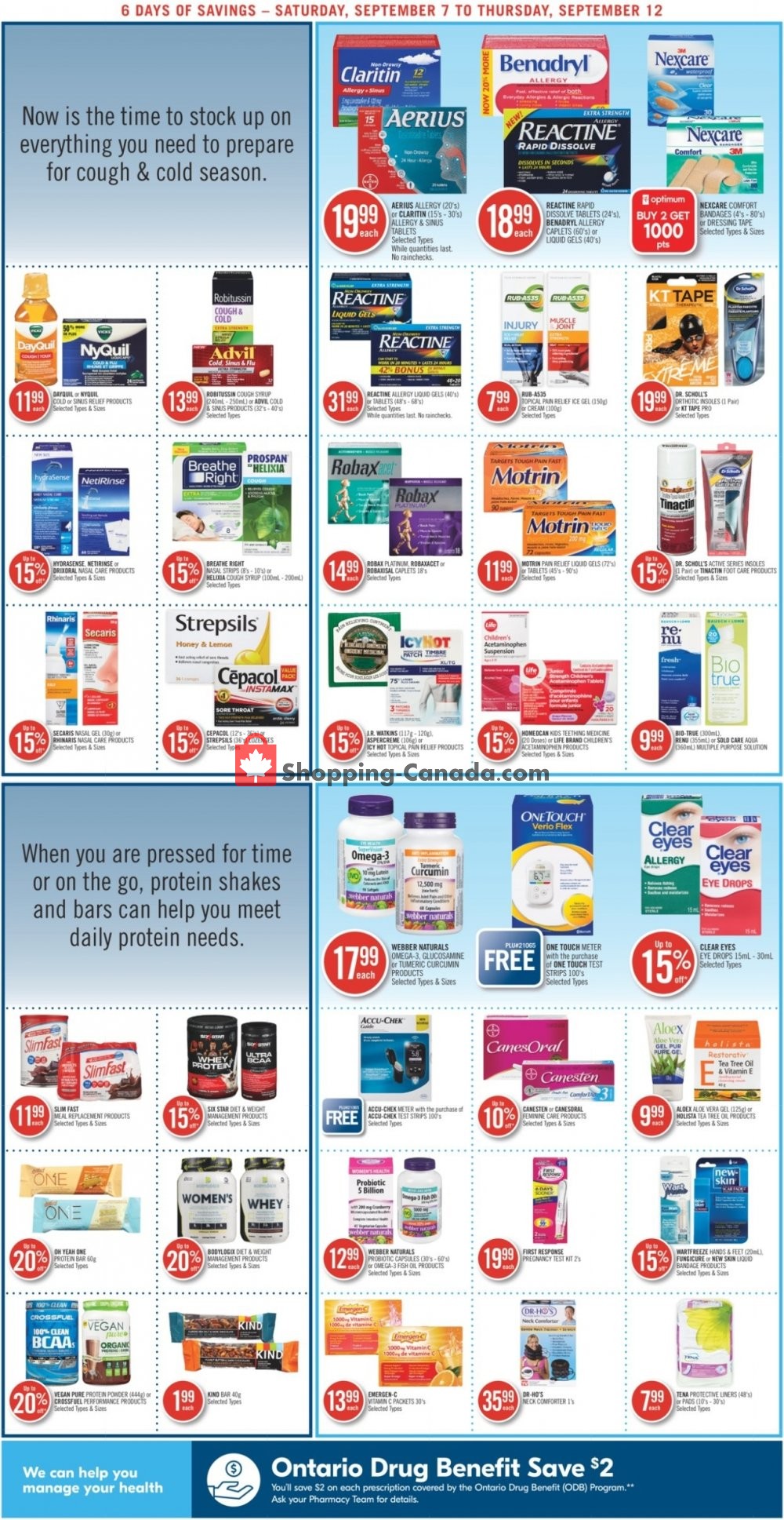 Shoppers Drug Mart flyer from Saturday September 7, 2019 to Thursday September 12, 2019 - page 6