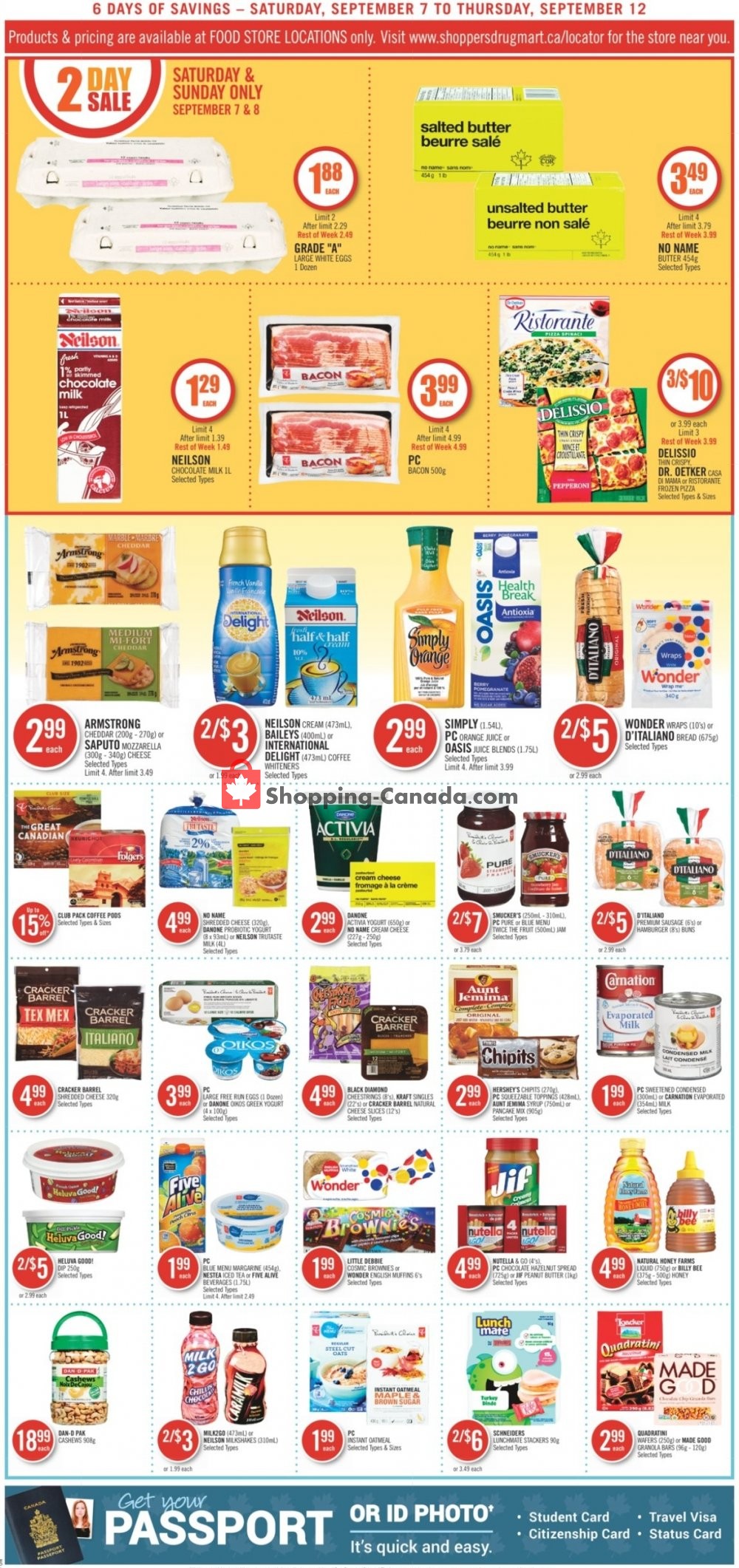 Shoppers Drug Mart flyer from Saturday September 7, 2019 to Thursday September 12, 2019 - page 7