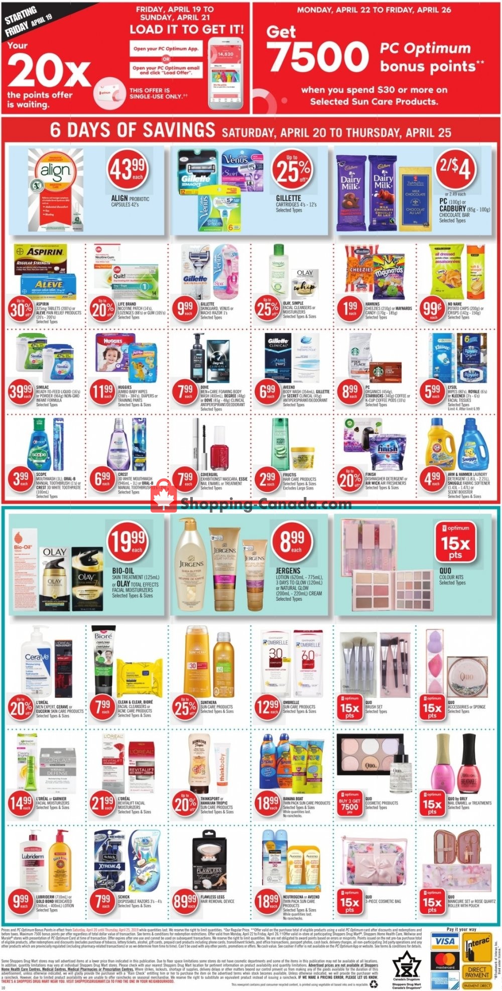 Shoppers Drug Mart flyer from Saturday April 20, 2019 to Thursday April 25, 2019 - page 14