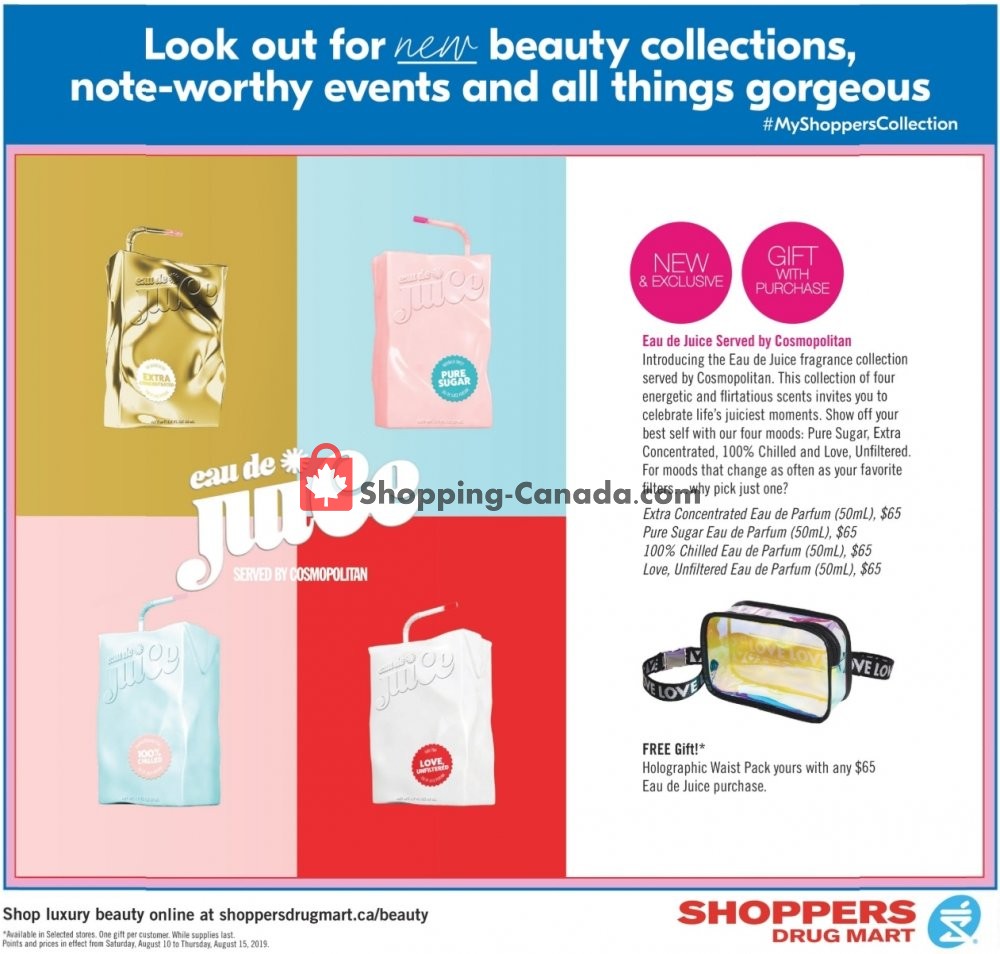 Shoppers Drug Mart flyer from Saturday August 10, 2019 to Thursday August 15, 2019 - page 11