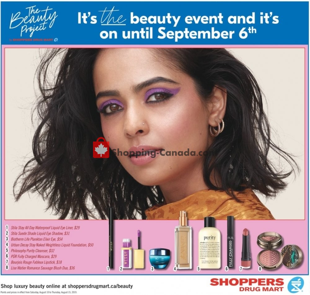 Shoppers Drug Mart flyer from Saturday August 10, 2019 to Thursday August 15, 2019 - page 12