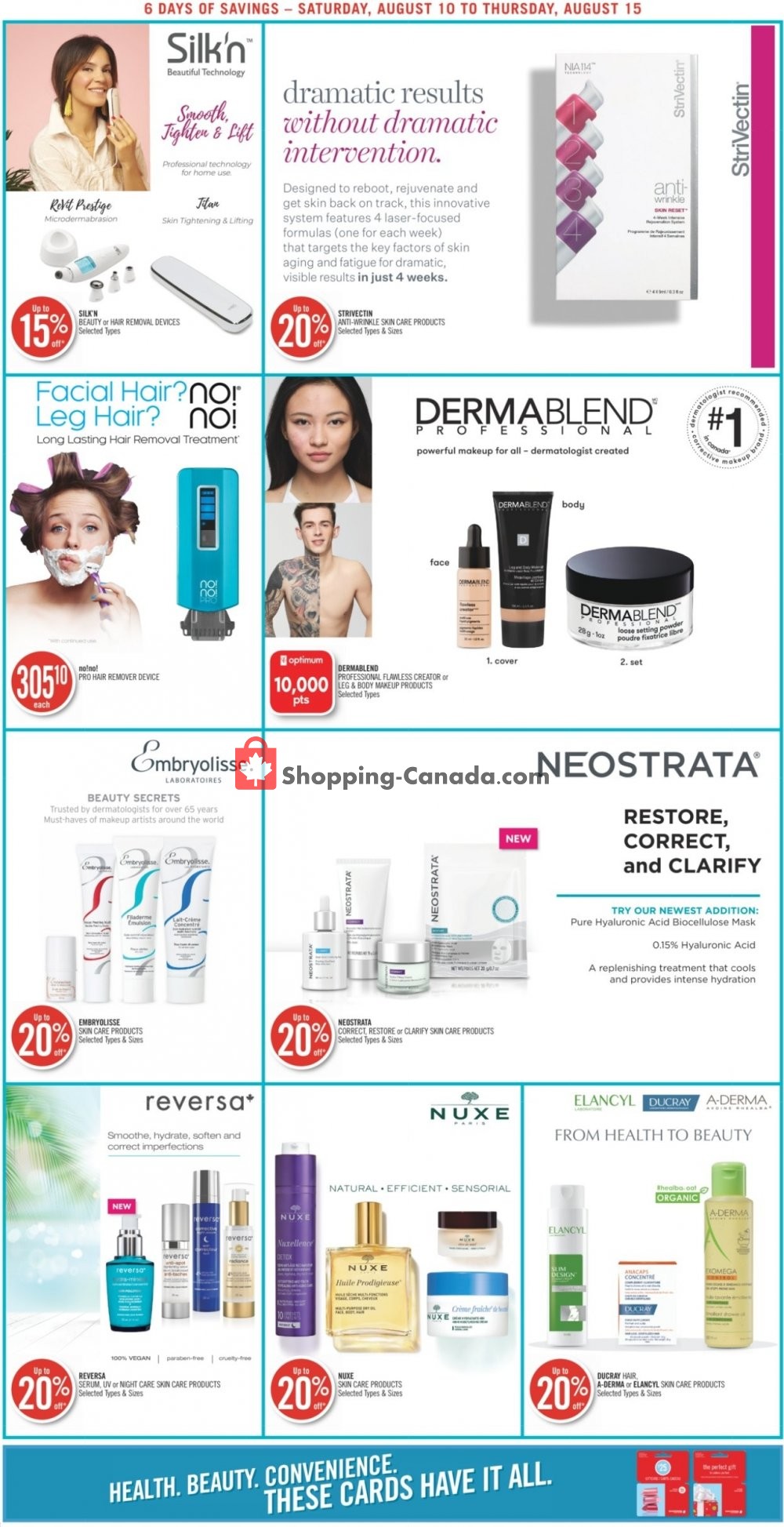 Shoppers Drug Mart flyer from Saturday August 10, 2019 to Thursday August 15, 2019 - page 22
