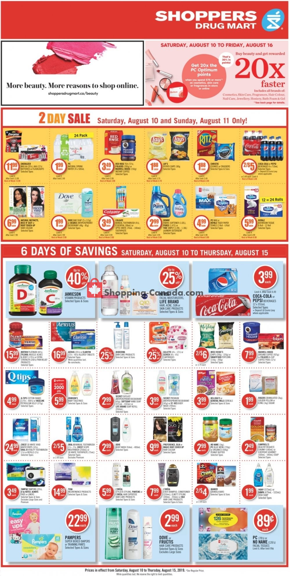 Shoppers Drug Mart flyer from Saturday August 10, 2019 to Thursday August 15, 2019 - page 5