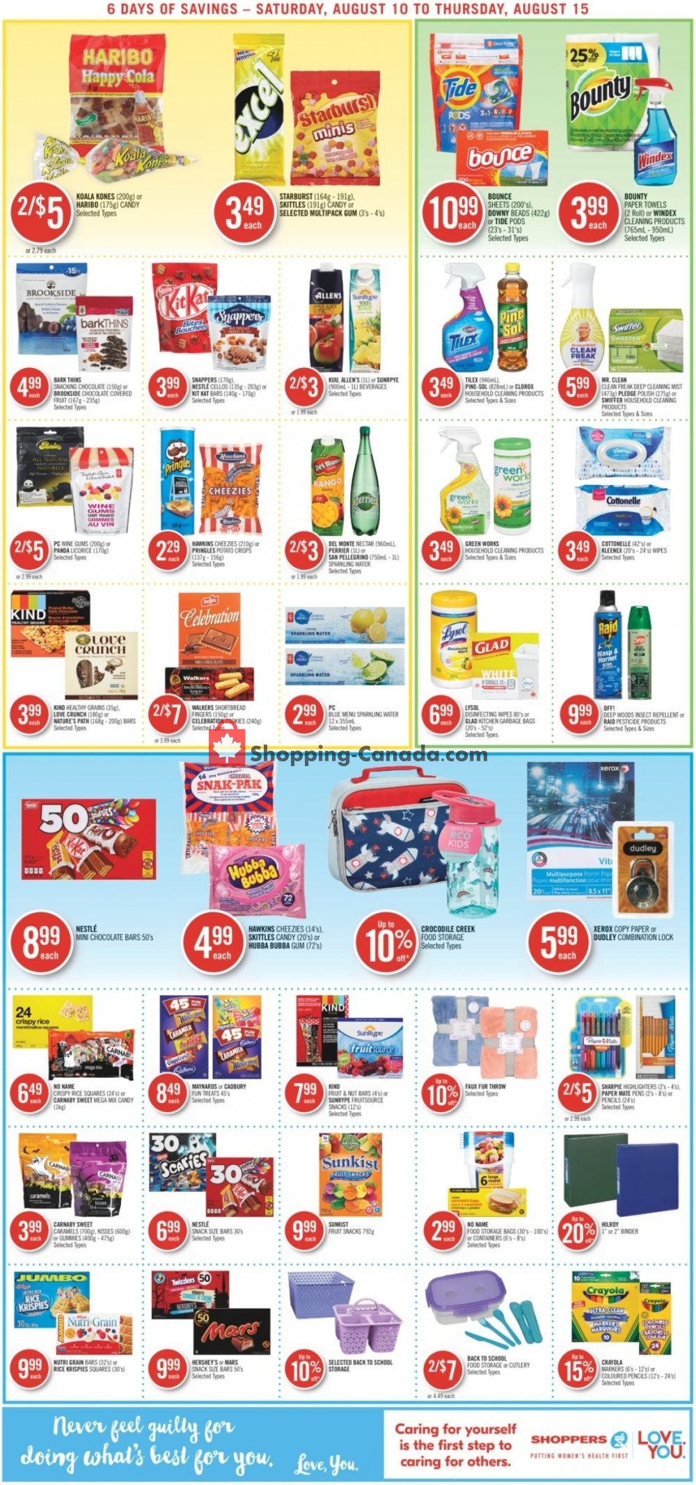Shoppers Drug Mart flyer from Saturday August 10, 2019 to Thursday August 15, 2019 - page 8