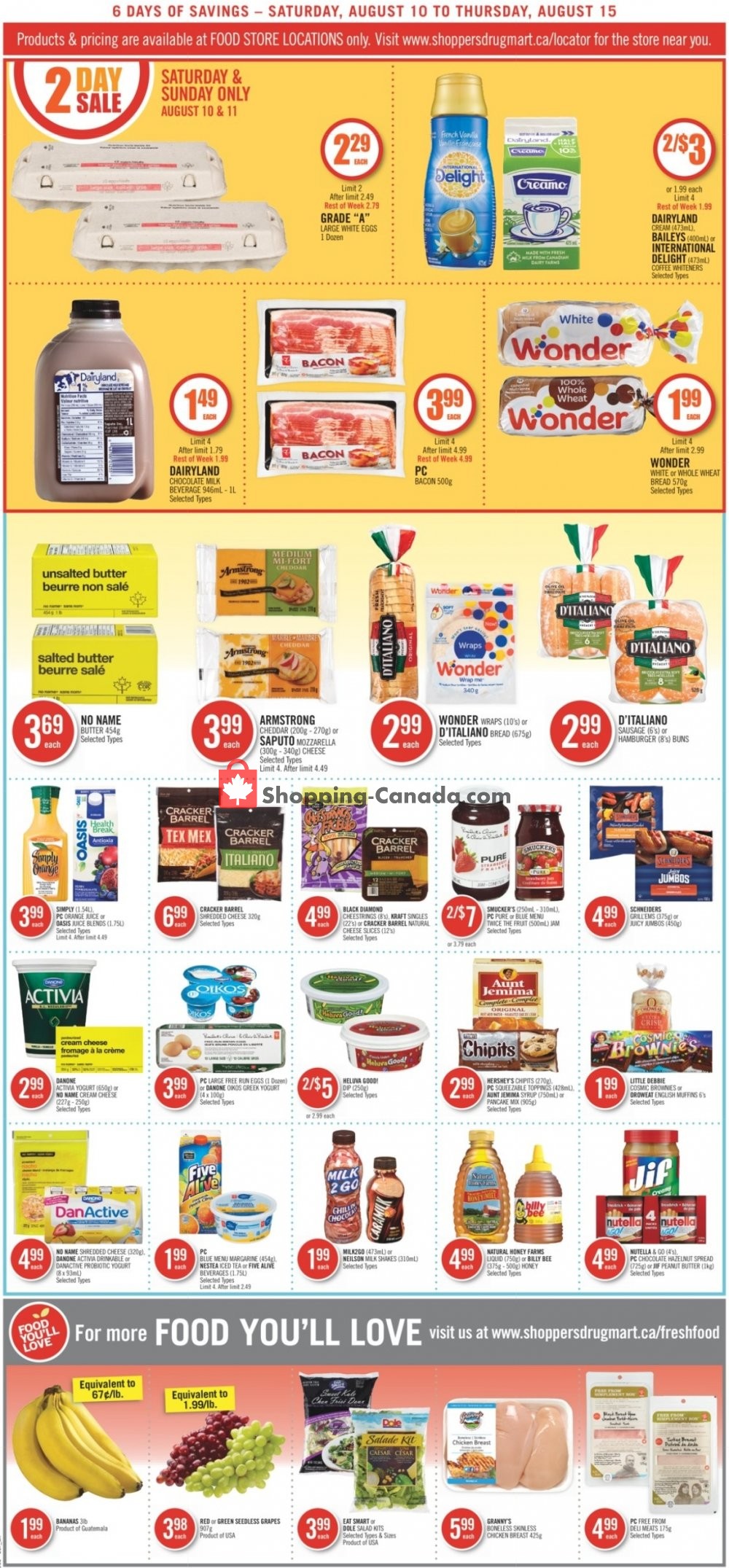 Shoppers Drug Mart flyer from Saturday August 10, 2019 to Thursday August 15, 2019 - page 9