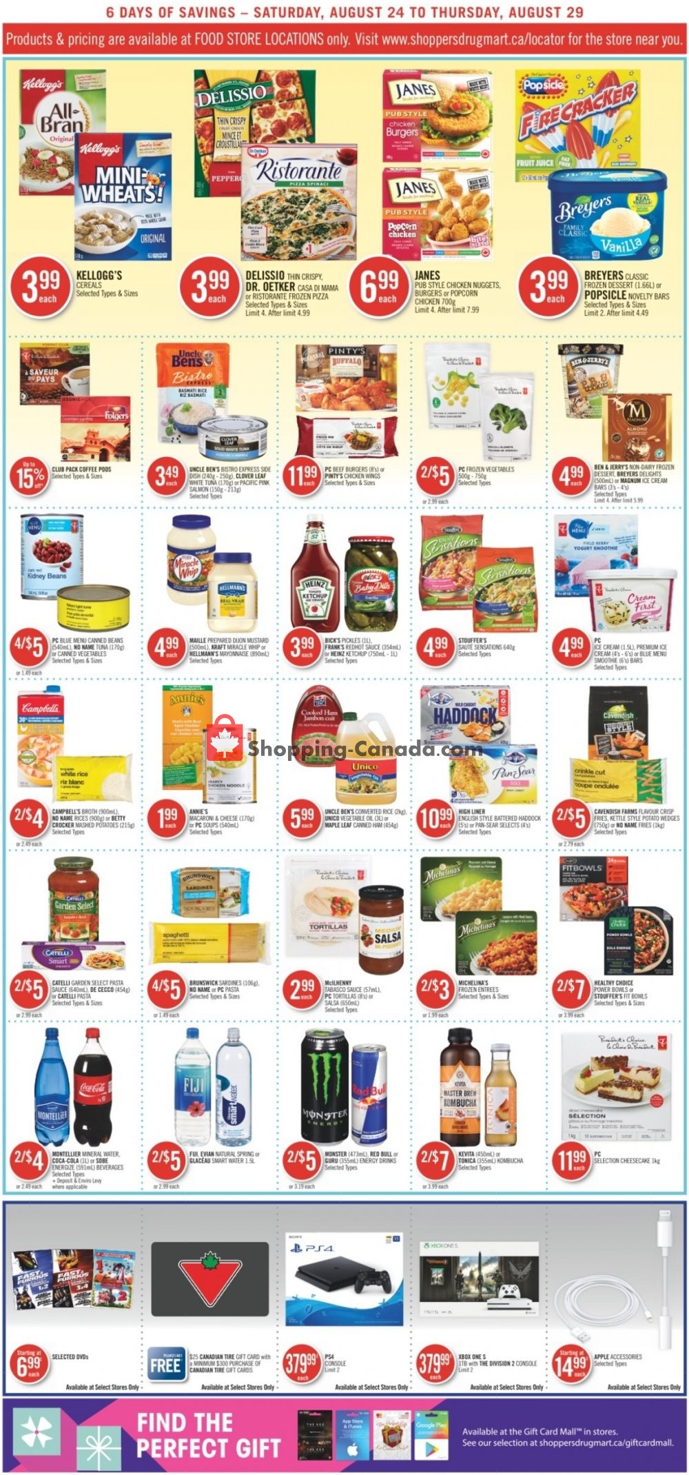 Shoppers Drug Mart flyer from Saturday August 24, 2019 to Thursday August 29, 2019 - page 10