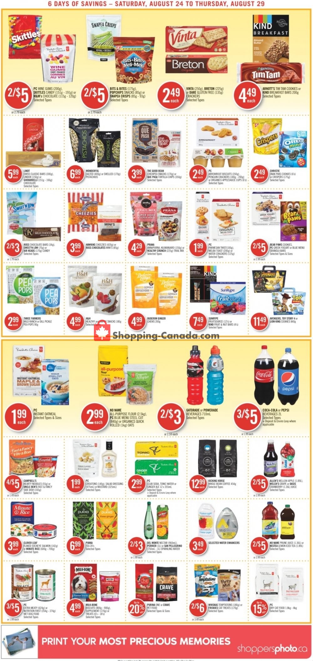 Shoppers Drug Mart flyer from Saturday August 24, 2019 to Thursday August 29, 2019 - page 8