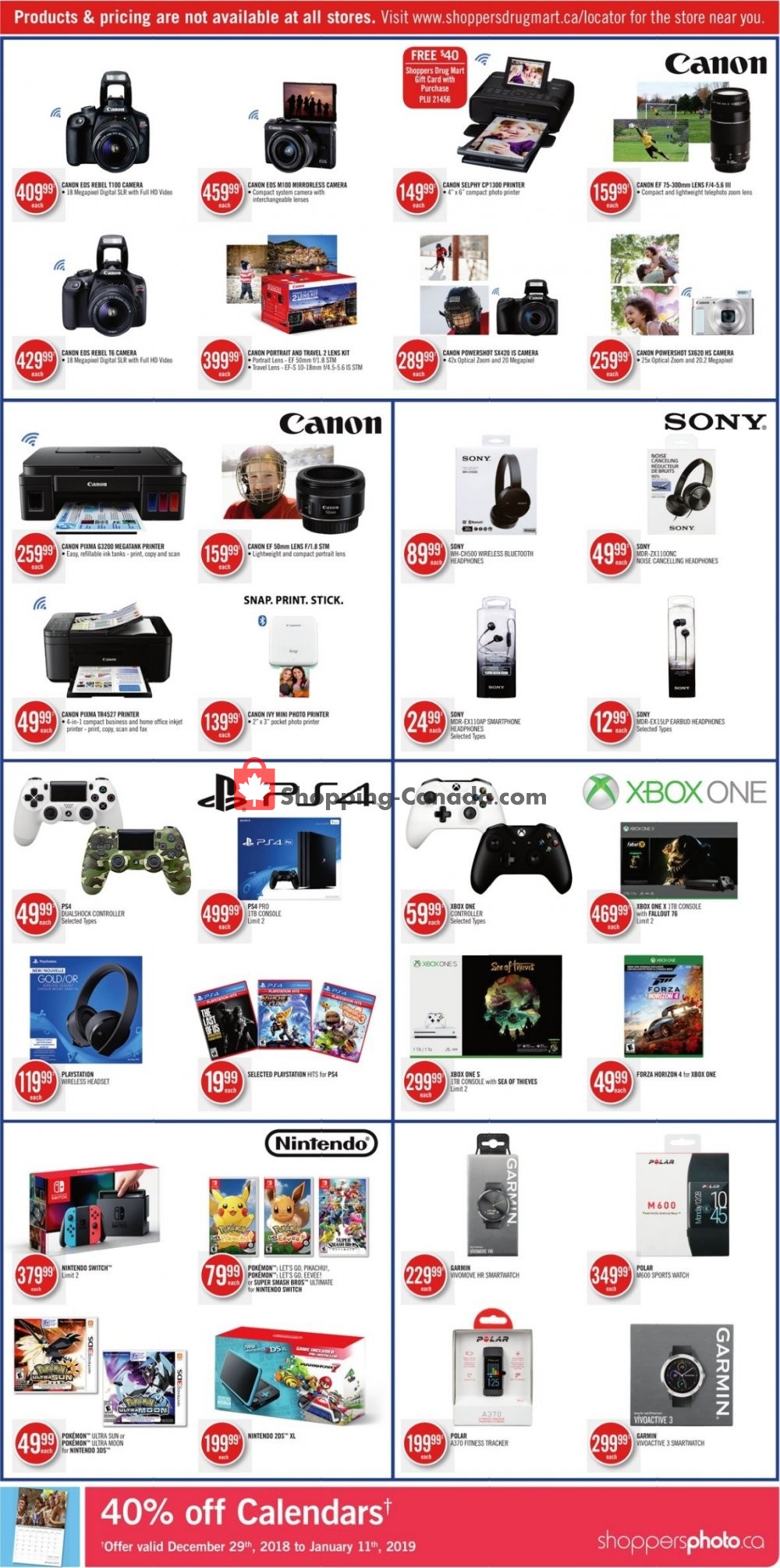 Shoppers Drug Mart flyer from Saturday December 29, 2018 to Friday January 4, 2019 - page 10