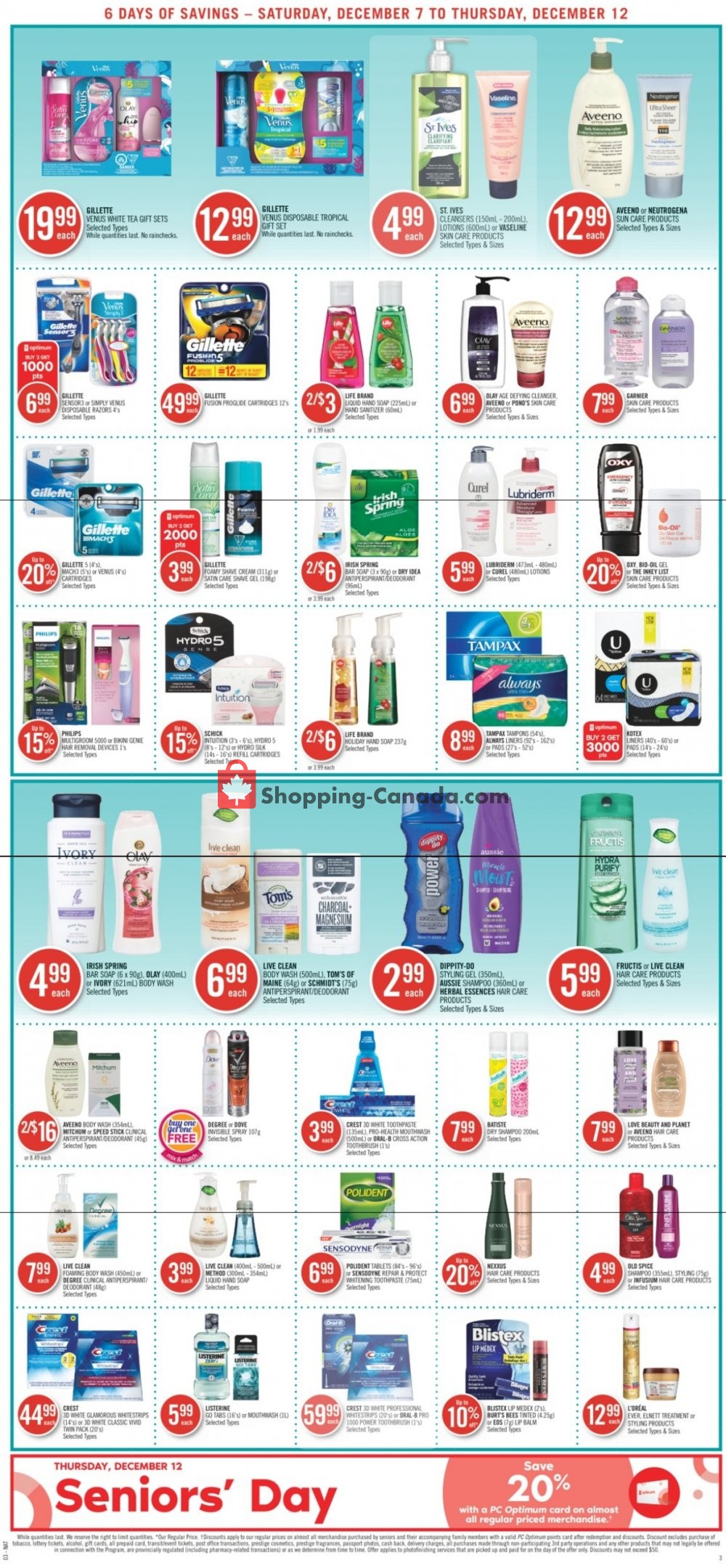 Shoppers Drug Mart flyer from Saturday December 7, 2019 to Thursday December 12, 2019 - page 10