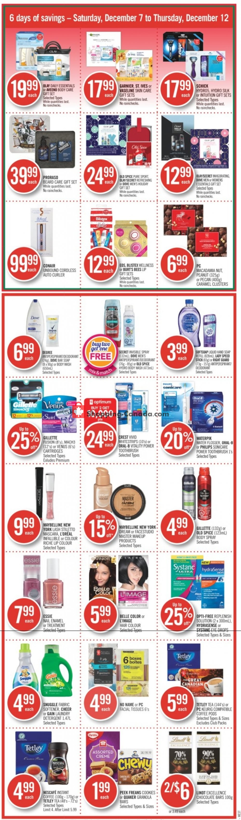 Shoppers Drug Mart flyer from Saturday December 7, 2019 to Thursday December 12, 2019 - page 2