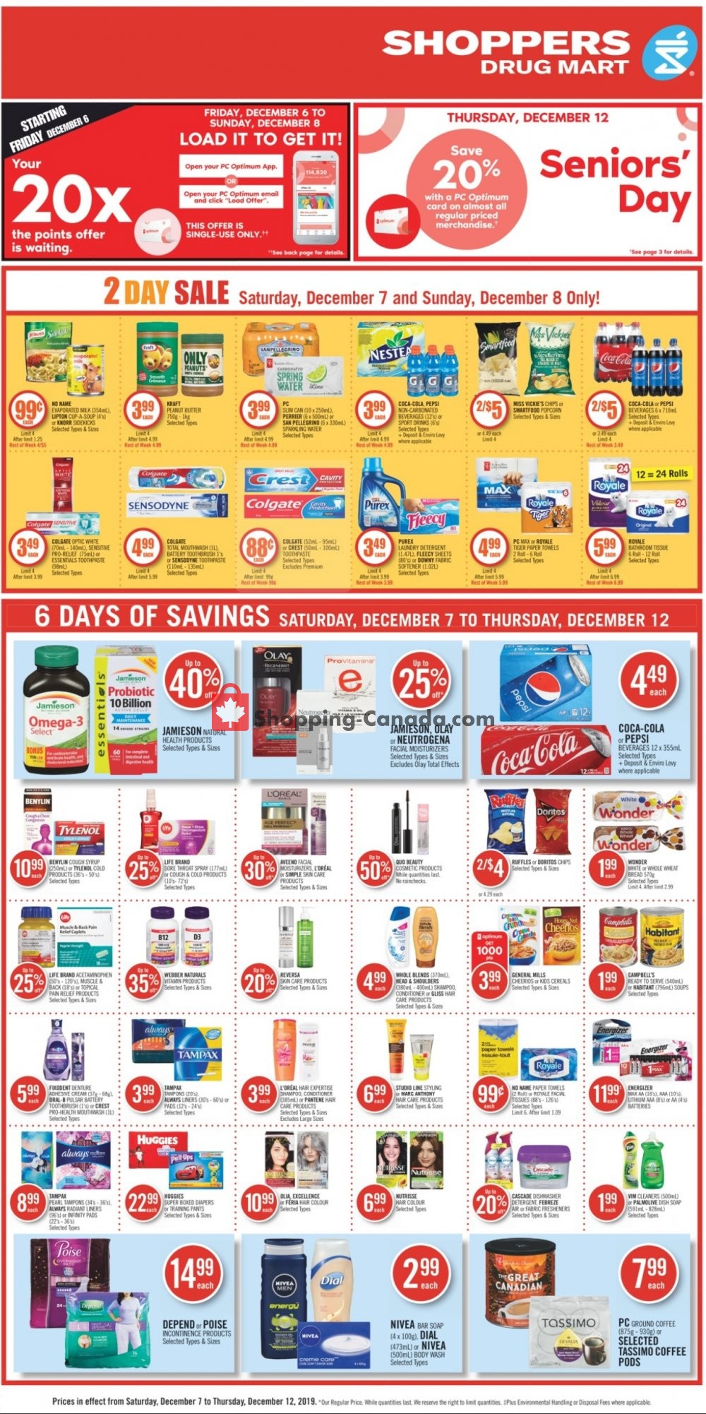 Shoppers Drug Mart flyer from Saturday December 7, 2019 to Thursday December 12, 2019 - page 3