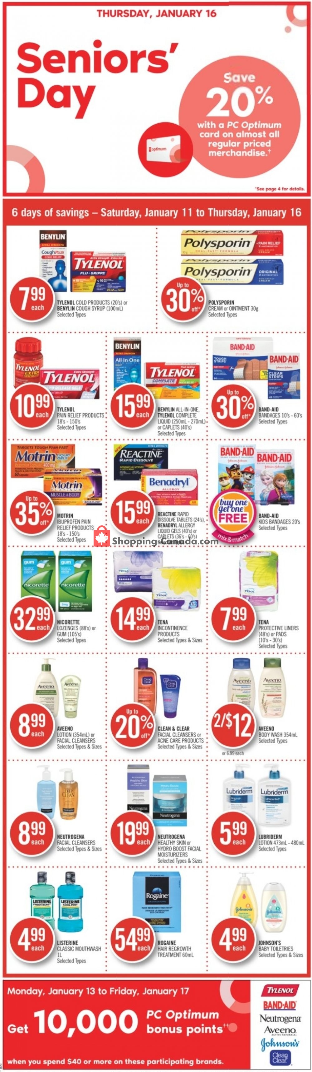 Shoppers Drug Mart flyer from Saturday January 11, 2020 to Thursday January 16, 2020 - page 3