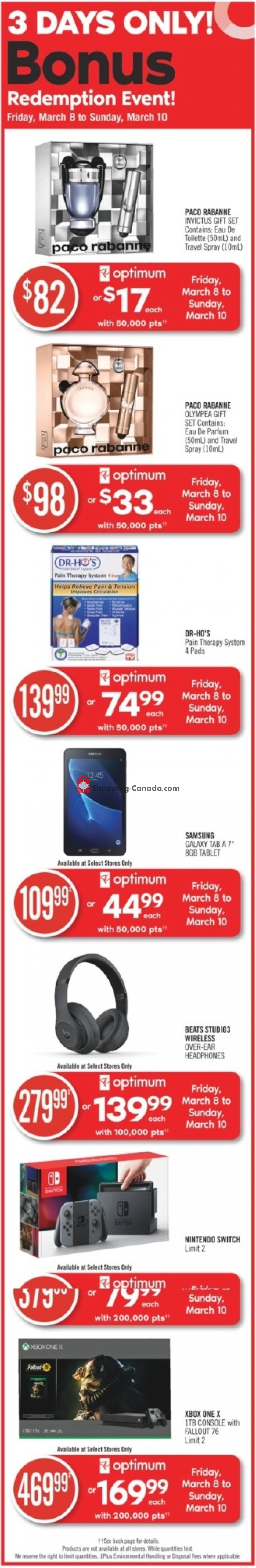 Shoppers Drug Mart flyer from Saturday March 9, 2019 to Thursday March 14, 2019 - page 2