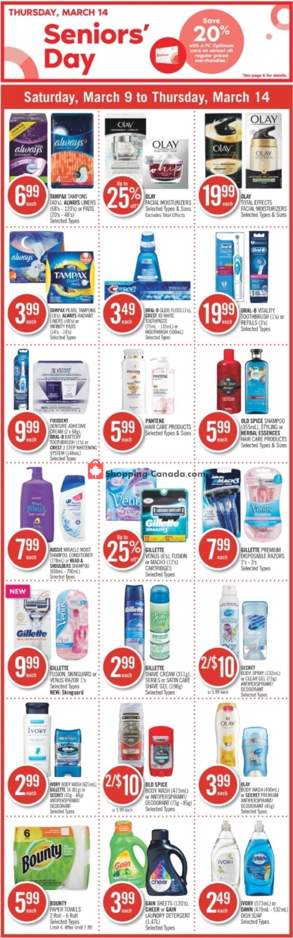 Shoppers Drug Mart flyer from Saturday March 9, 2019 to Thursday March 14, 2019 - page 3