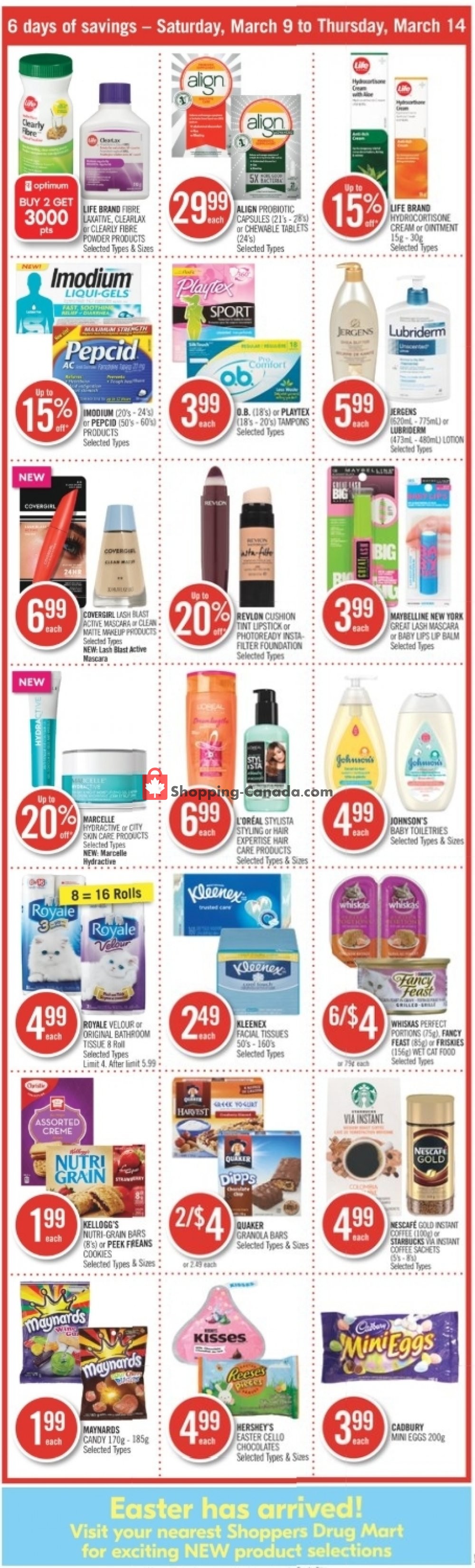Shoppers Drug Mart flyer from Saturday March 9, 2019 to Thursday March 14, 2019 - page 4