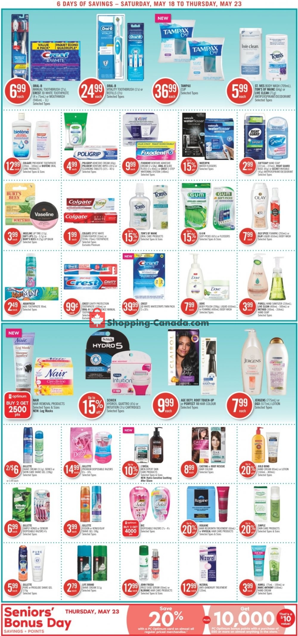 Shoppers Drug Mart flyer from Saturday May 18, 2019 to Thursday May 23, 2019 - page 10