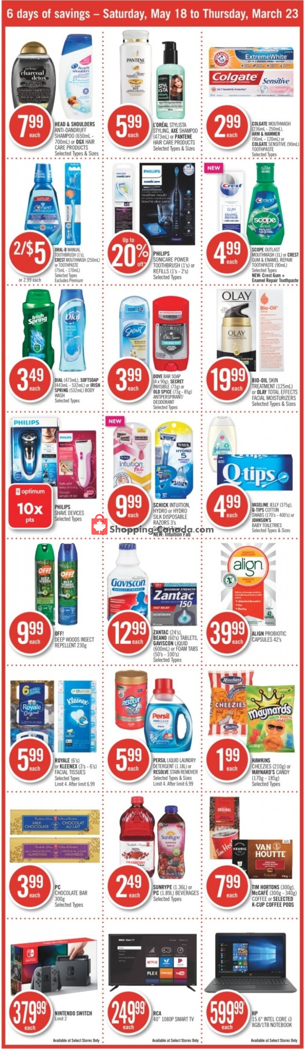 Shoppers Drug Mart flyer from Saturday May 18, 2019 to Thursday May 23, 2019 - page 2