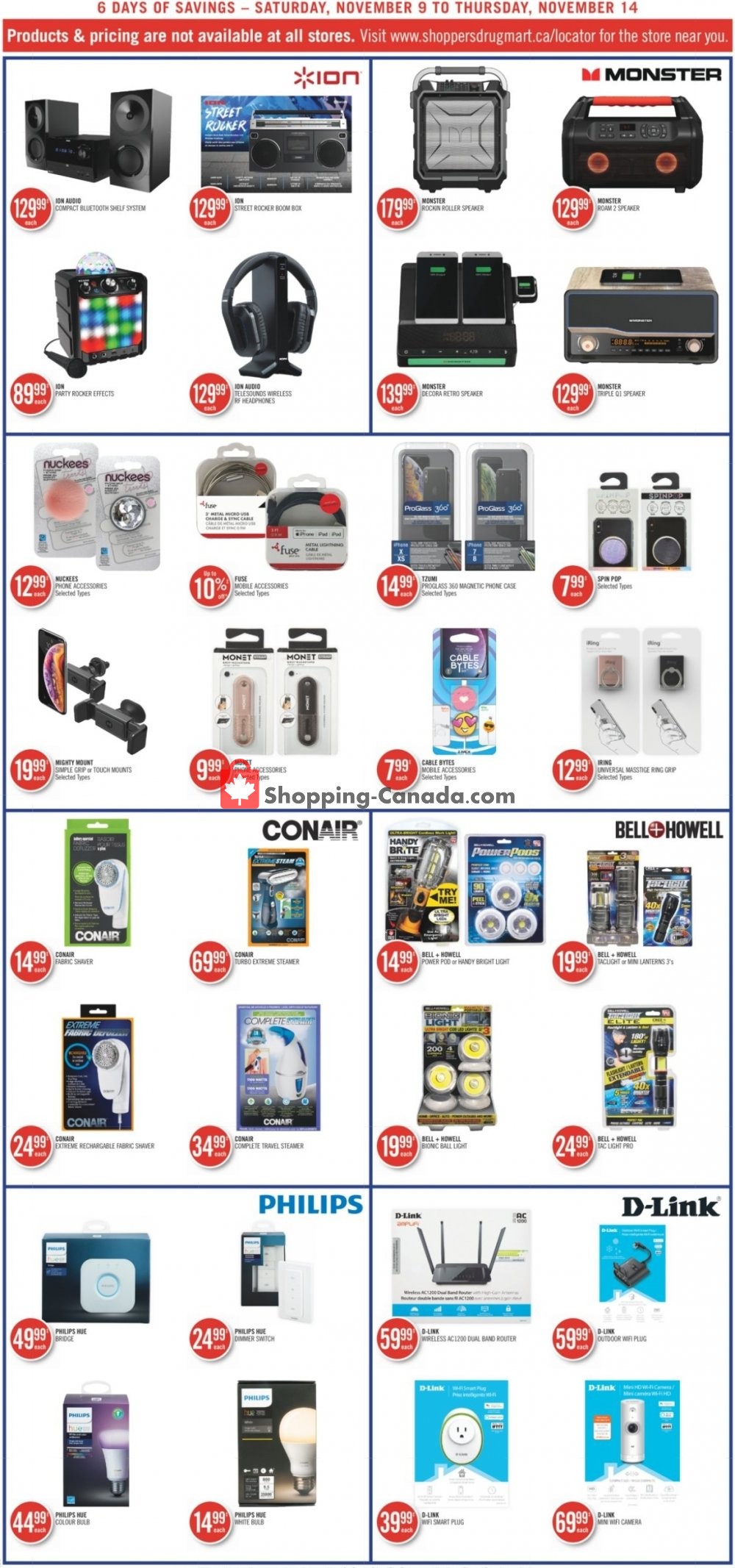 Shoppers Drug Mart flyer from Saturday November 9, 2019 to Thursday November 14, 2019 - page 16