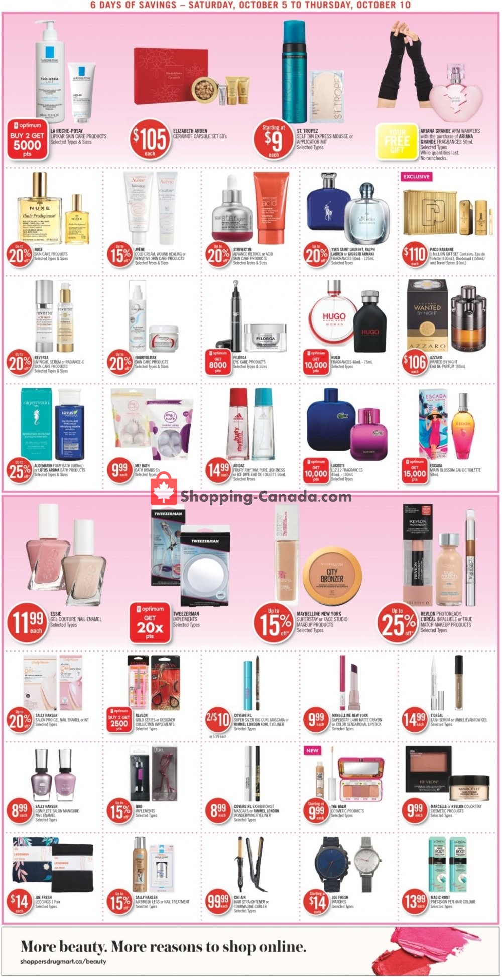Shoppers Drug Mart flyer from Saturday October 5, 2019 to Thursday October 10, 2019 - page 18